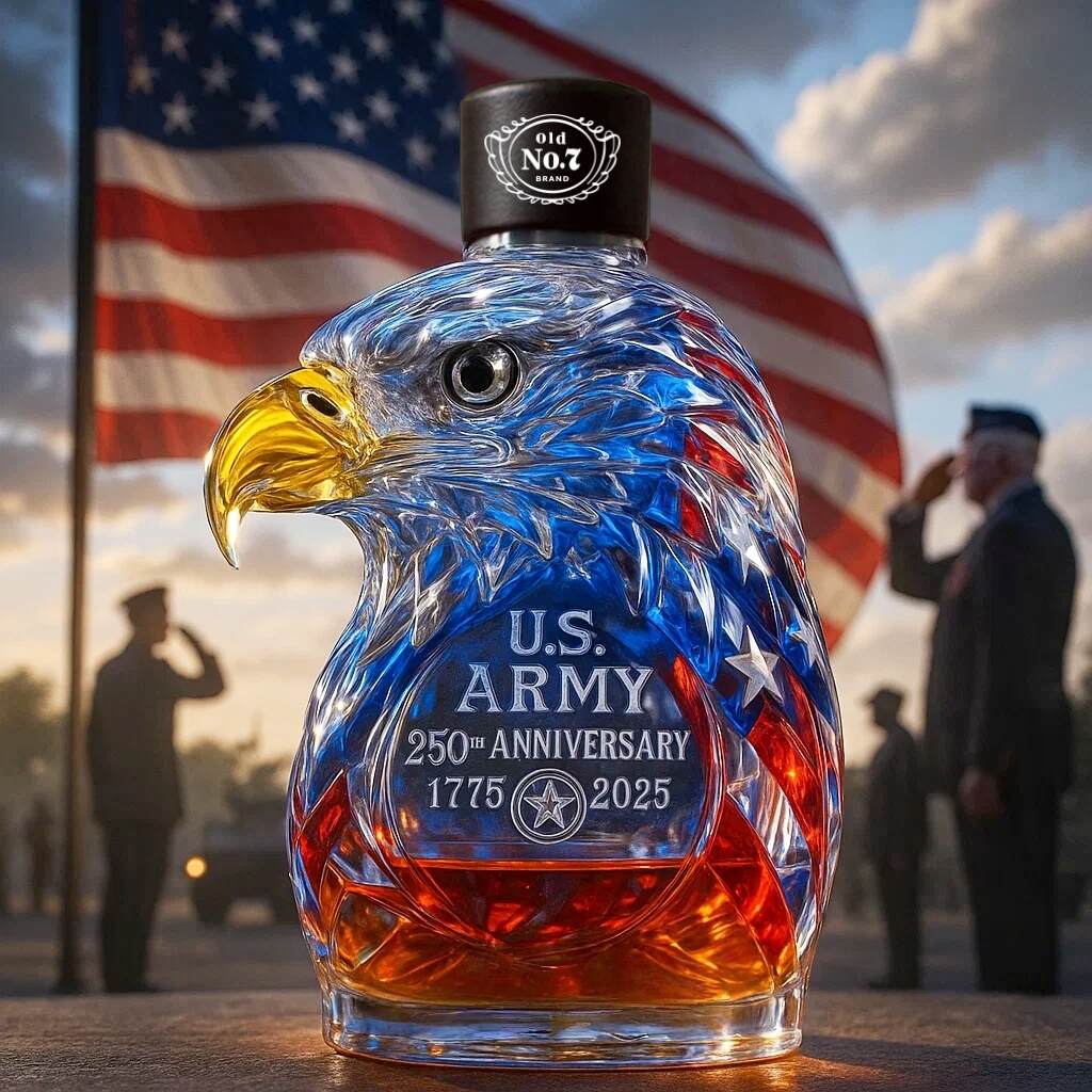 United States Army 250th Anniversary Limited Edition Whisky Bottle