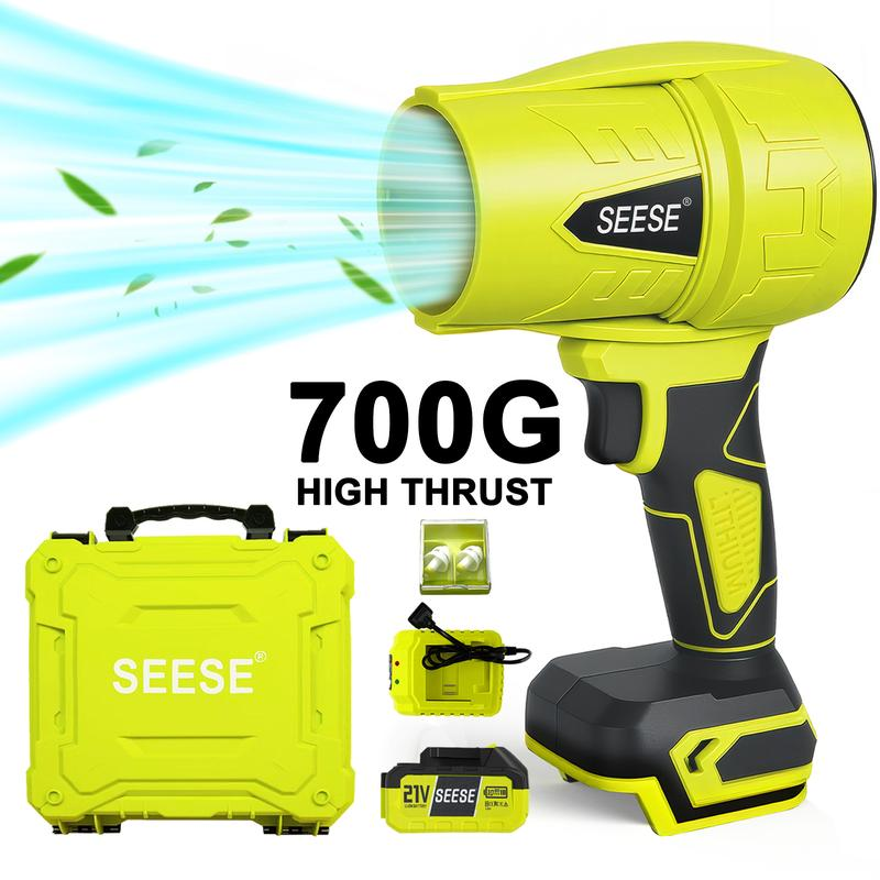 Turbo Jet Blower,Leaf Blower, Violent Turbo Fan, Pure Copper Motor,Car Drying After Wash, Handheld Snow Blower,Cordless Turbo Power Air Duster,Home Improve,Garden Mainte Holiday gifts