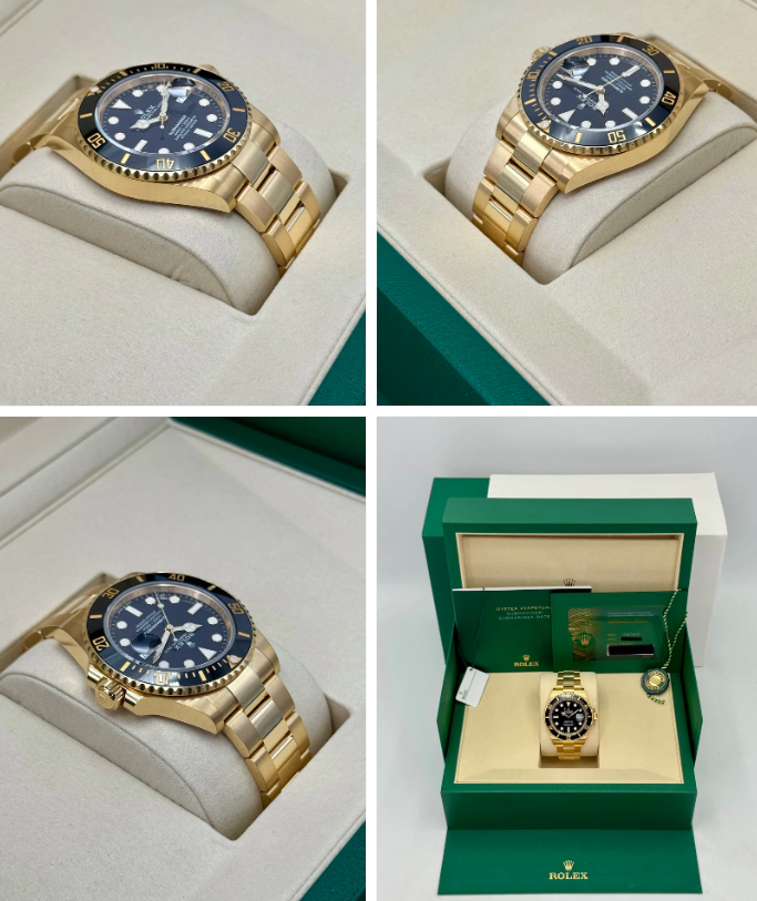 NEW 2025 Rolex Submariner 41mm 126618LN Yellow Gold Black Dial