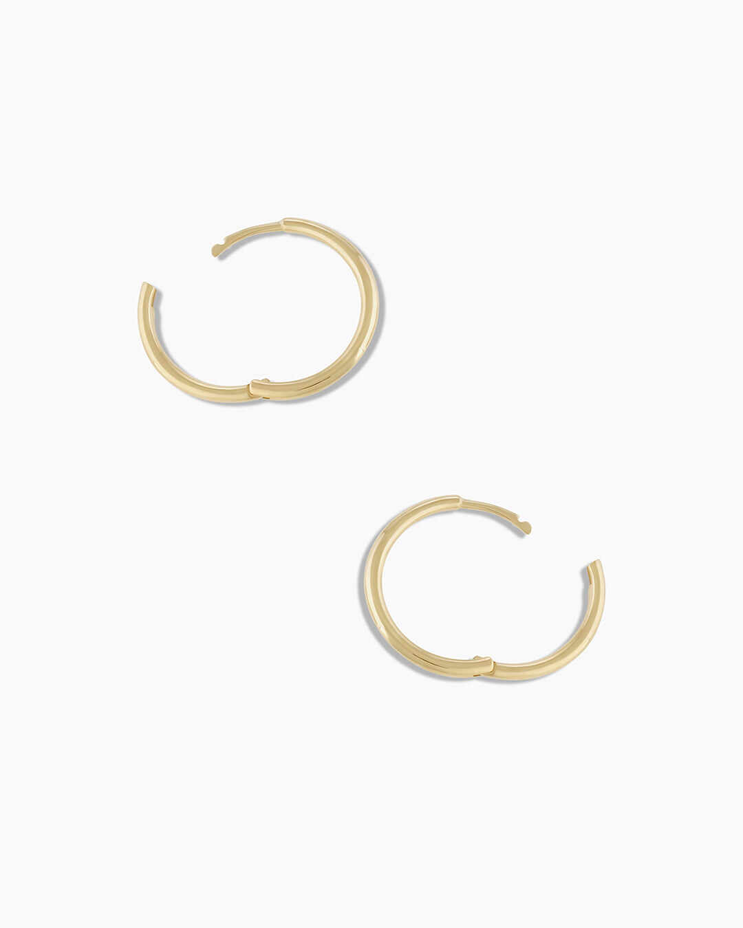 14k Gold Classic Huggies