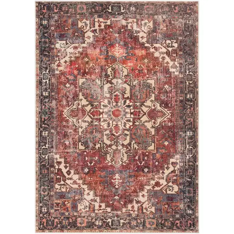 Mya Red/Brown/Black Rug