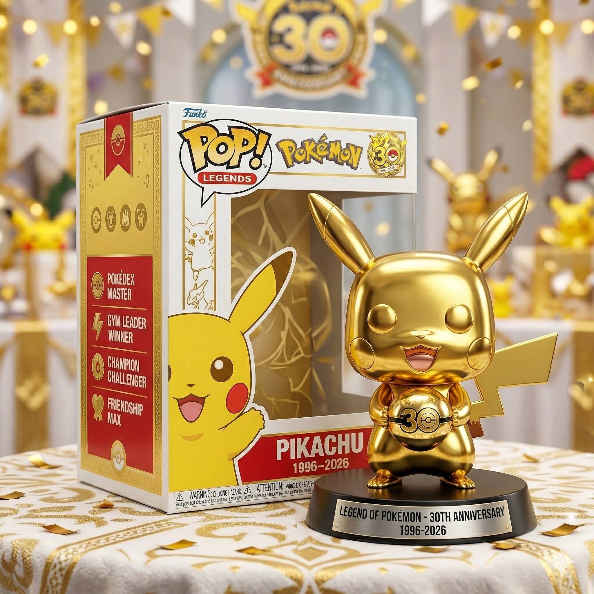Pokémon 30th Anniversary Gold Edition Pop! Figure