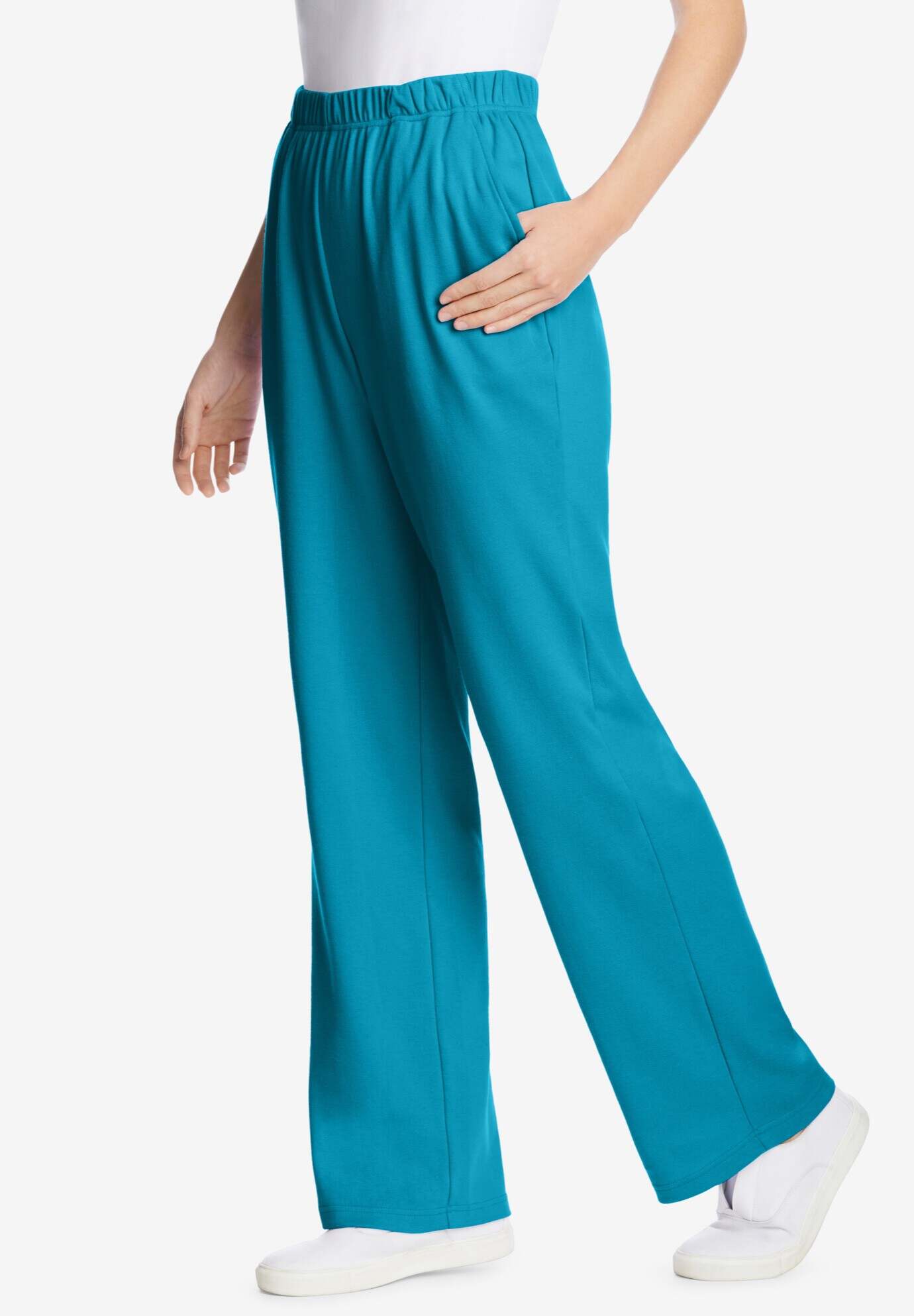 7-Day Knit Wide-Leg Pant