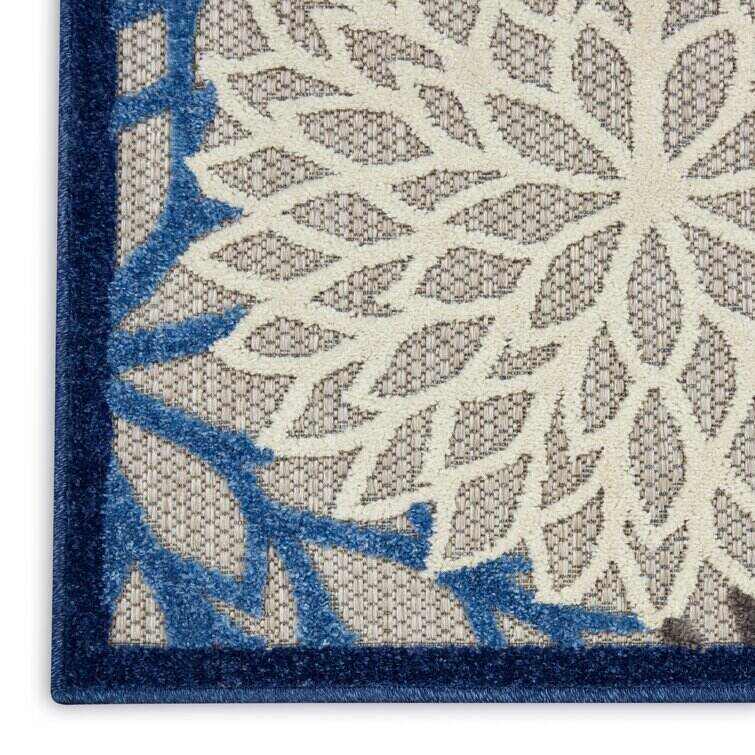 Miraloma Green/Red/Orange Indoor/Outdoor Rug