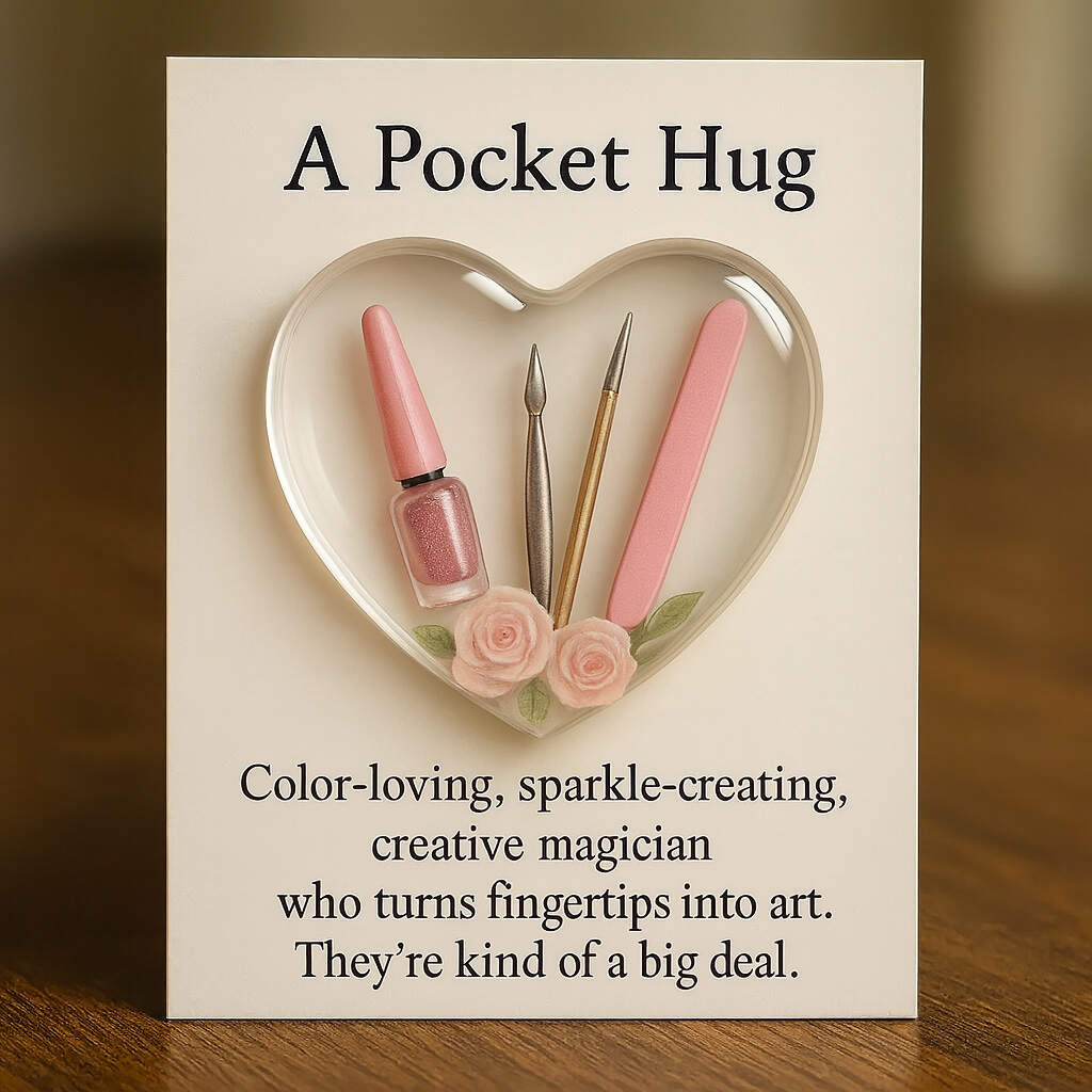 A Pocket Hug for Nail Techs