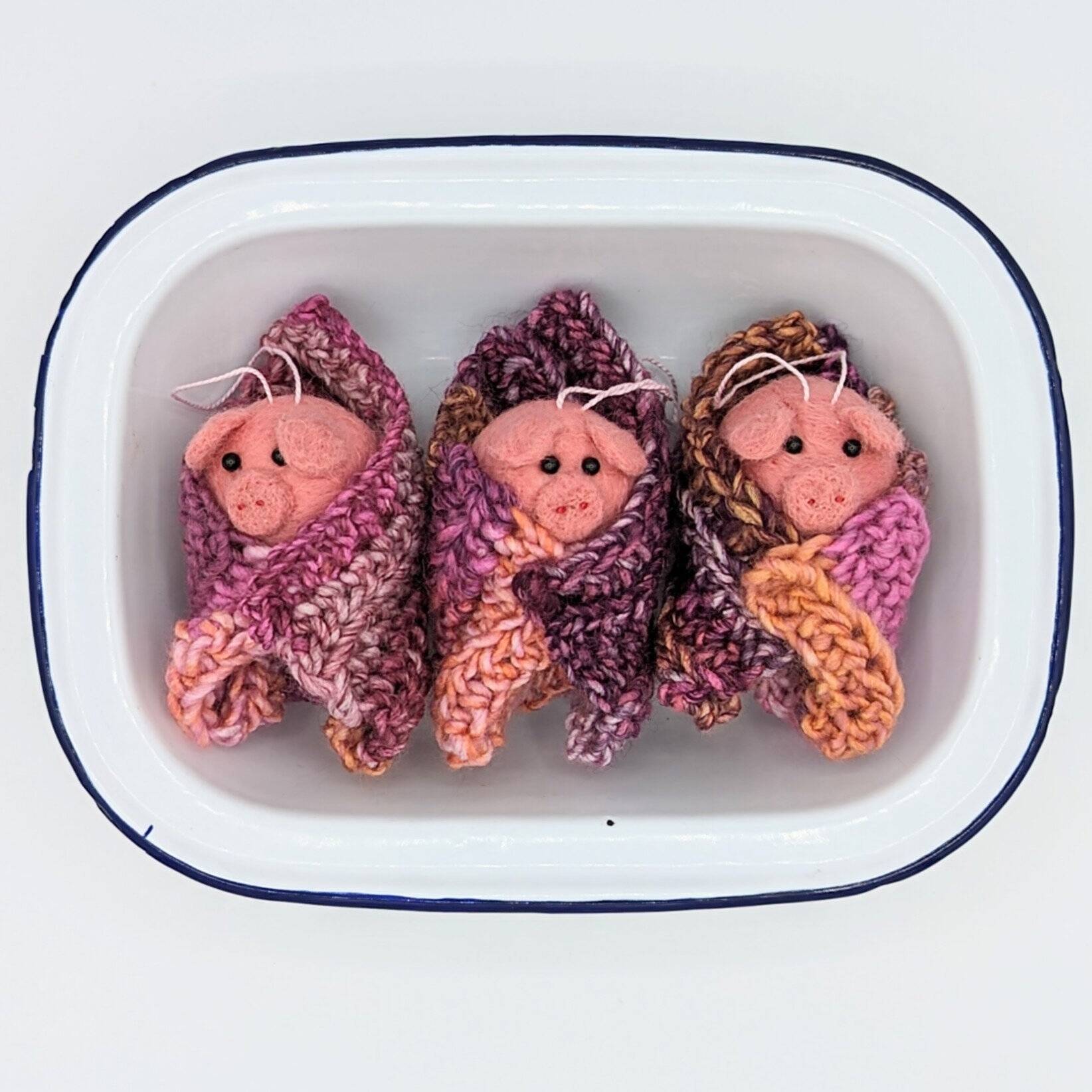 Pig In Blankets Christmas Tree Decorations