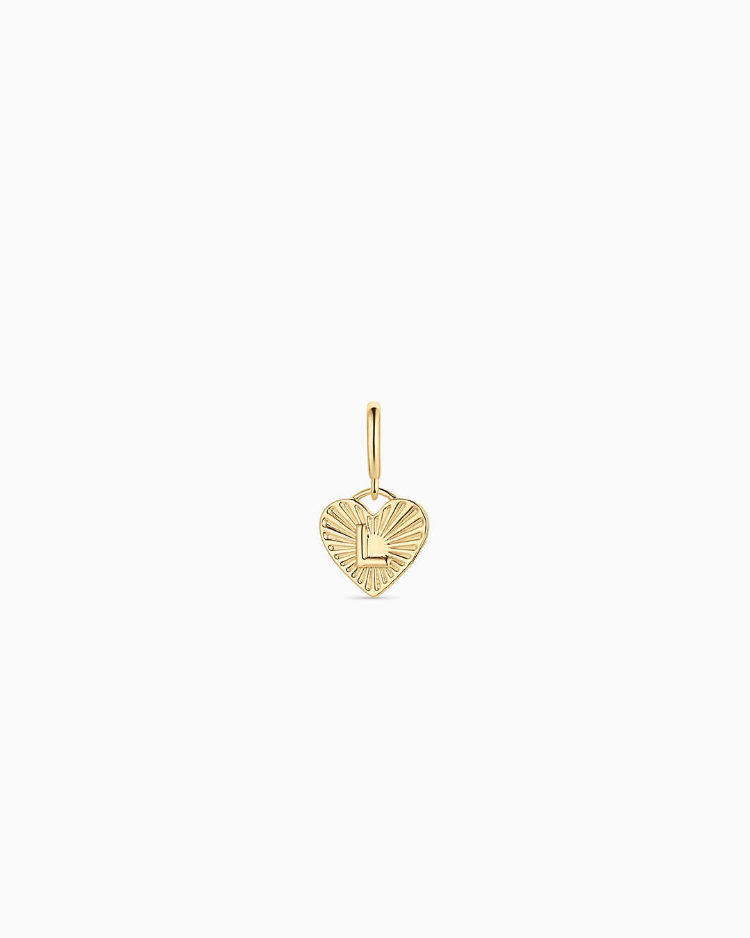 Vintage Heart Alphabet Parker Charm