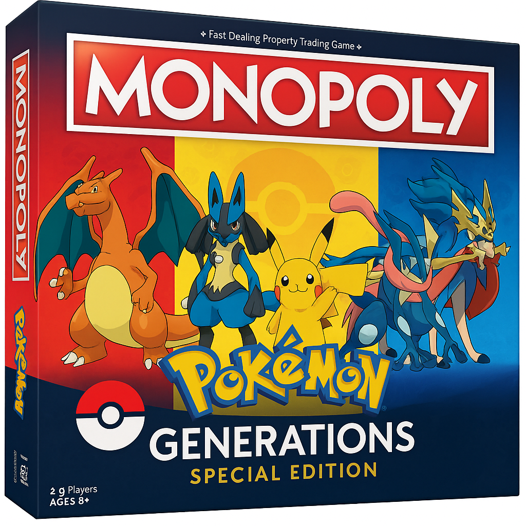 MONOPOLY: Pokémon – Generations Special Edition