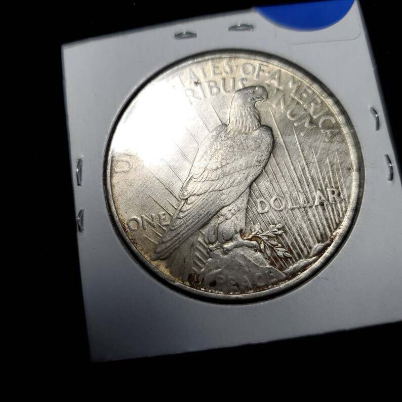 1922 Silver Peace Dollar AU -  Lot#948