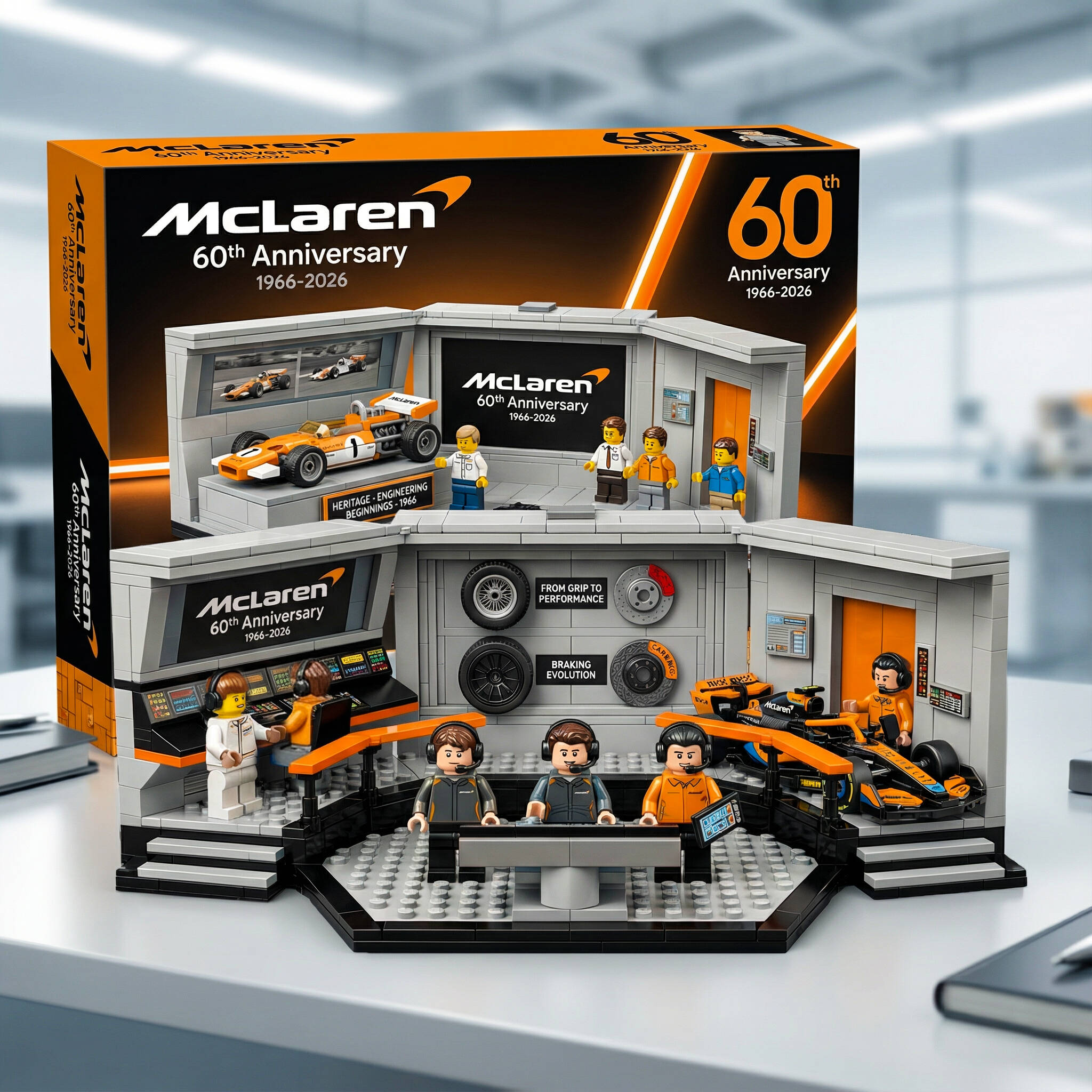 McLaren 60th Anniversary Commemorative Brick Set