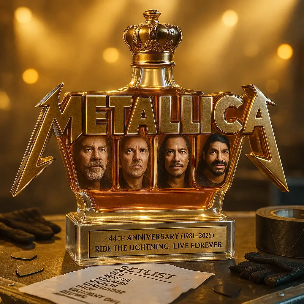 Metallica Limited Edition Whisky Bottle