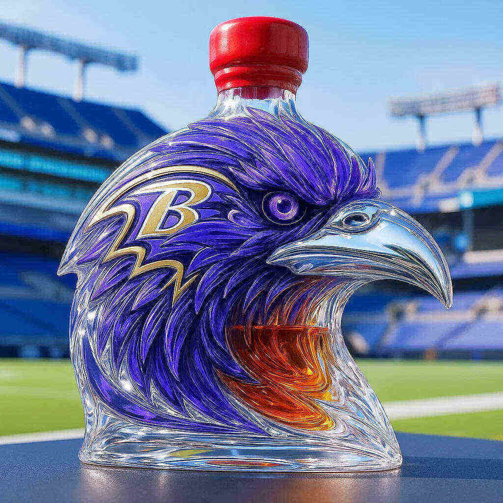 Baltimore Ravens Limited Edition Whisky Bottle