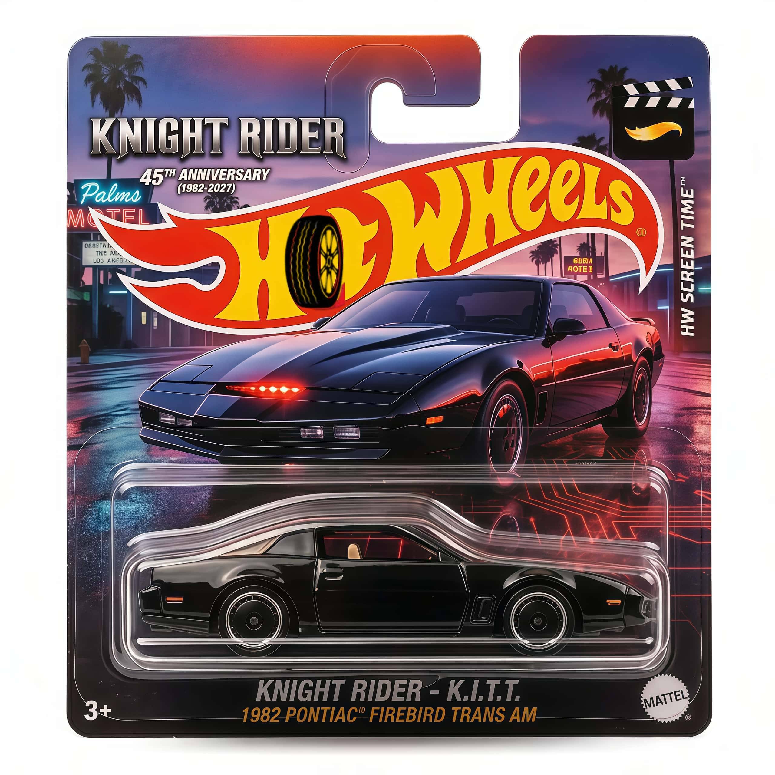 Hot Wheels Knight Rider 45th Anniversary Limited K.I.T.T. Die-Cast Car