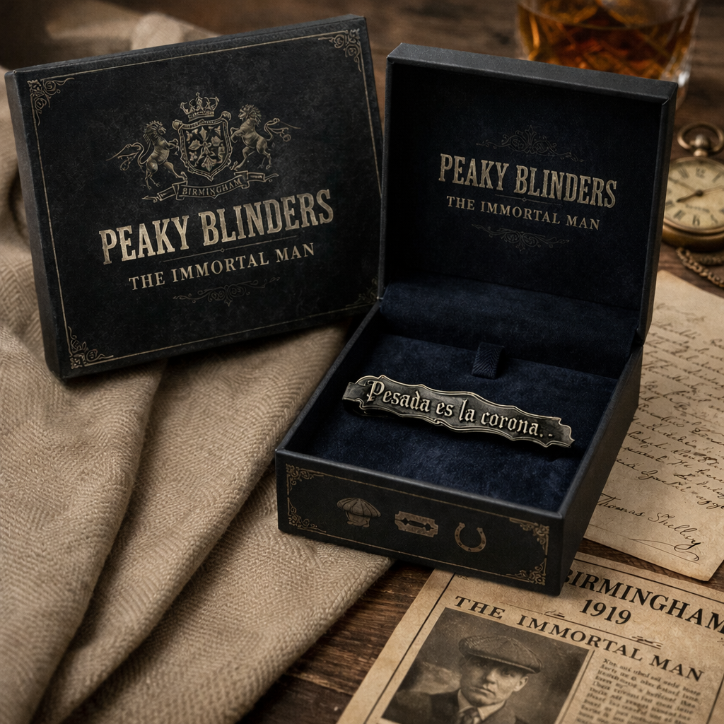 Peaky Blinders Pesada es la corona Tie Clip