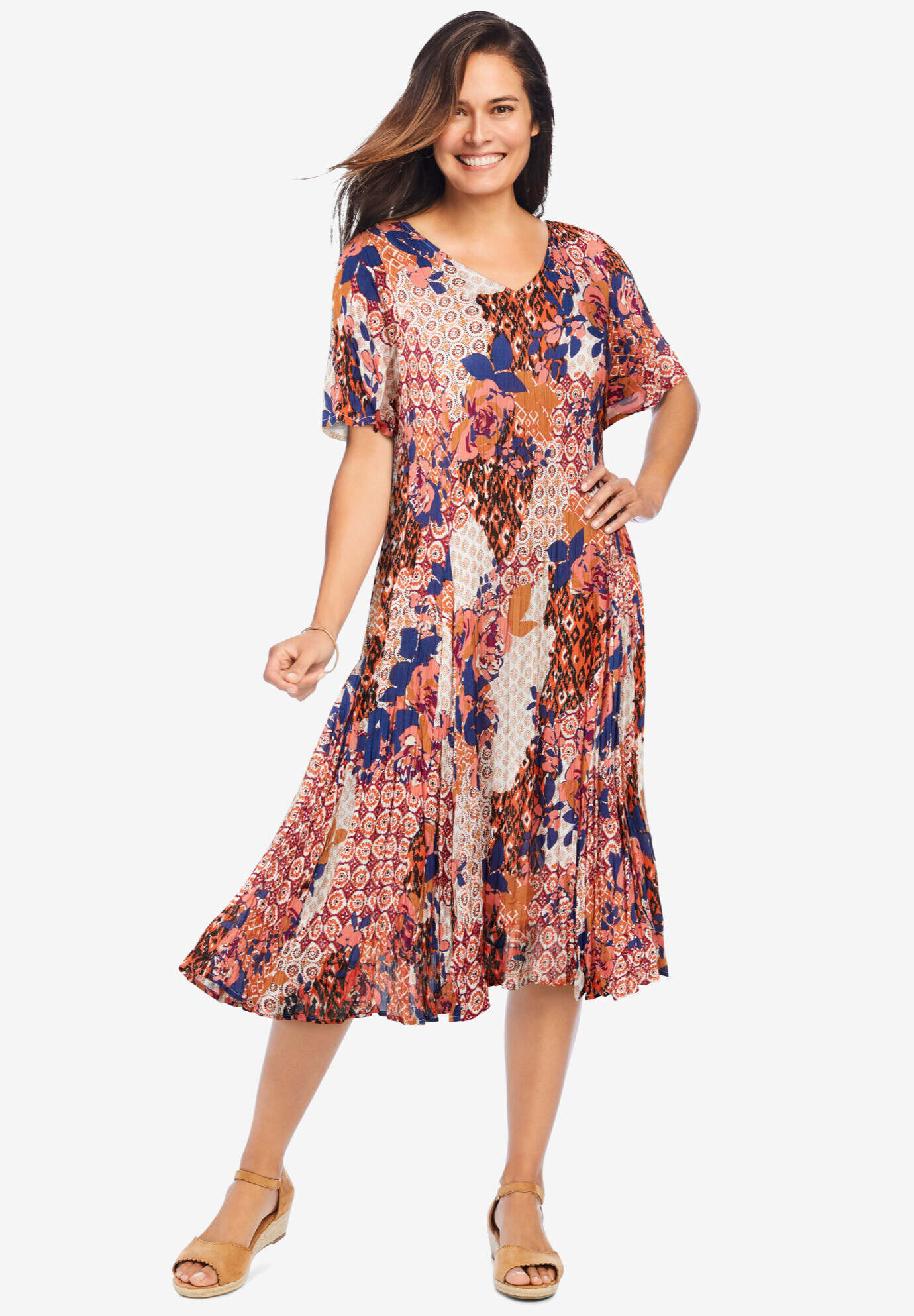 Short Crinkle Dress