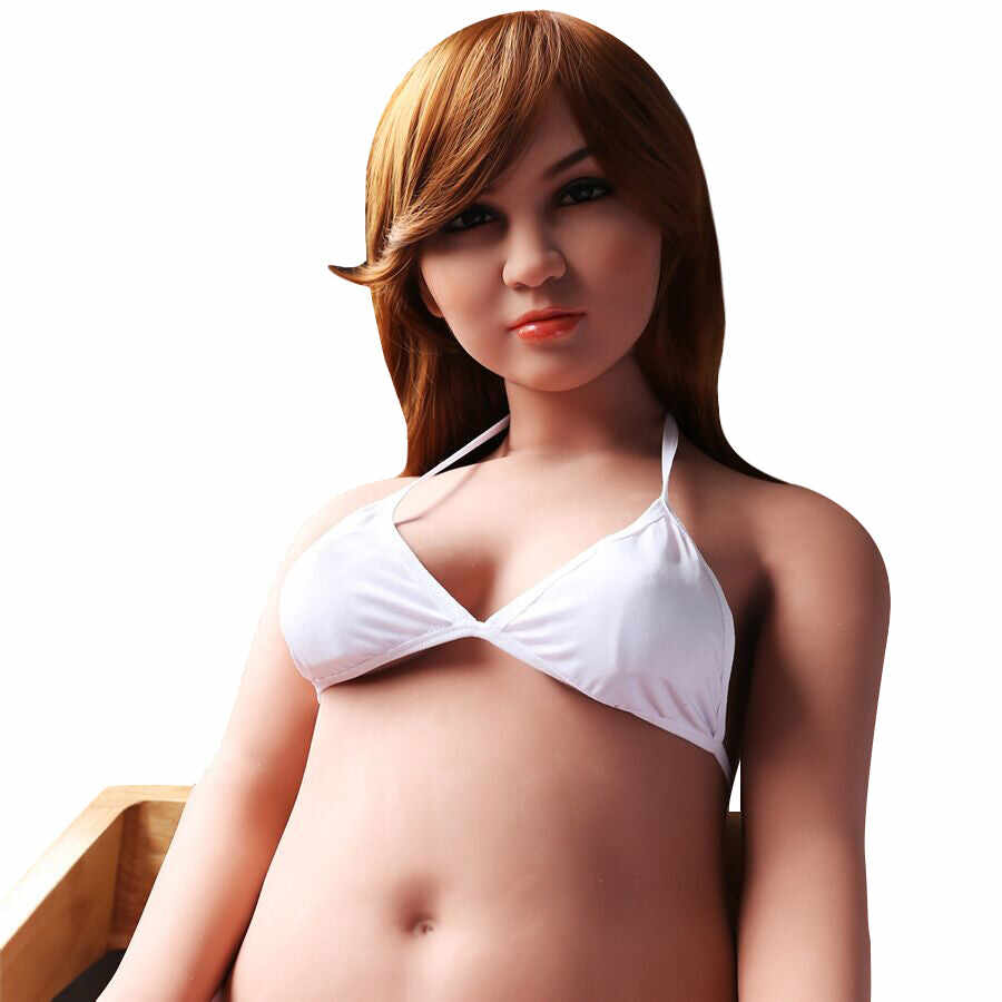 Ava 5ft18 / 158cm #69 Head TPE Small Breasts Big Belly Realistic Full Size Pregnant Sex Doll