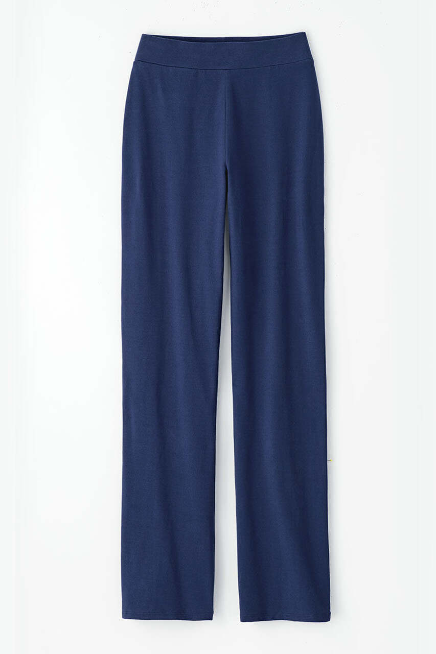 Endless Comfort Straight-Leg Pull-On Pants