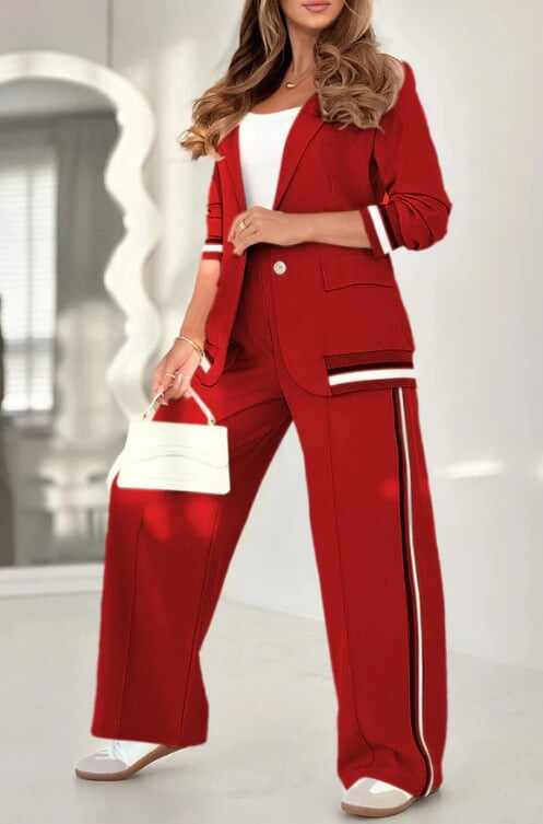 Women's Casual Beige 2-Piece Set - Comfortable & Stylish for Every Spring Occasion