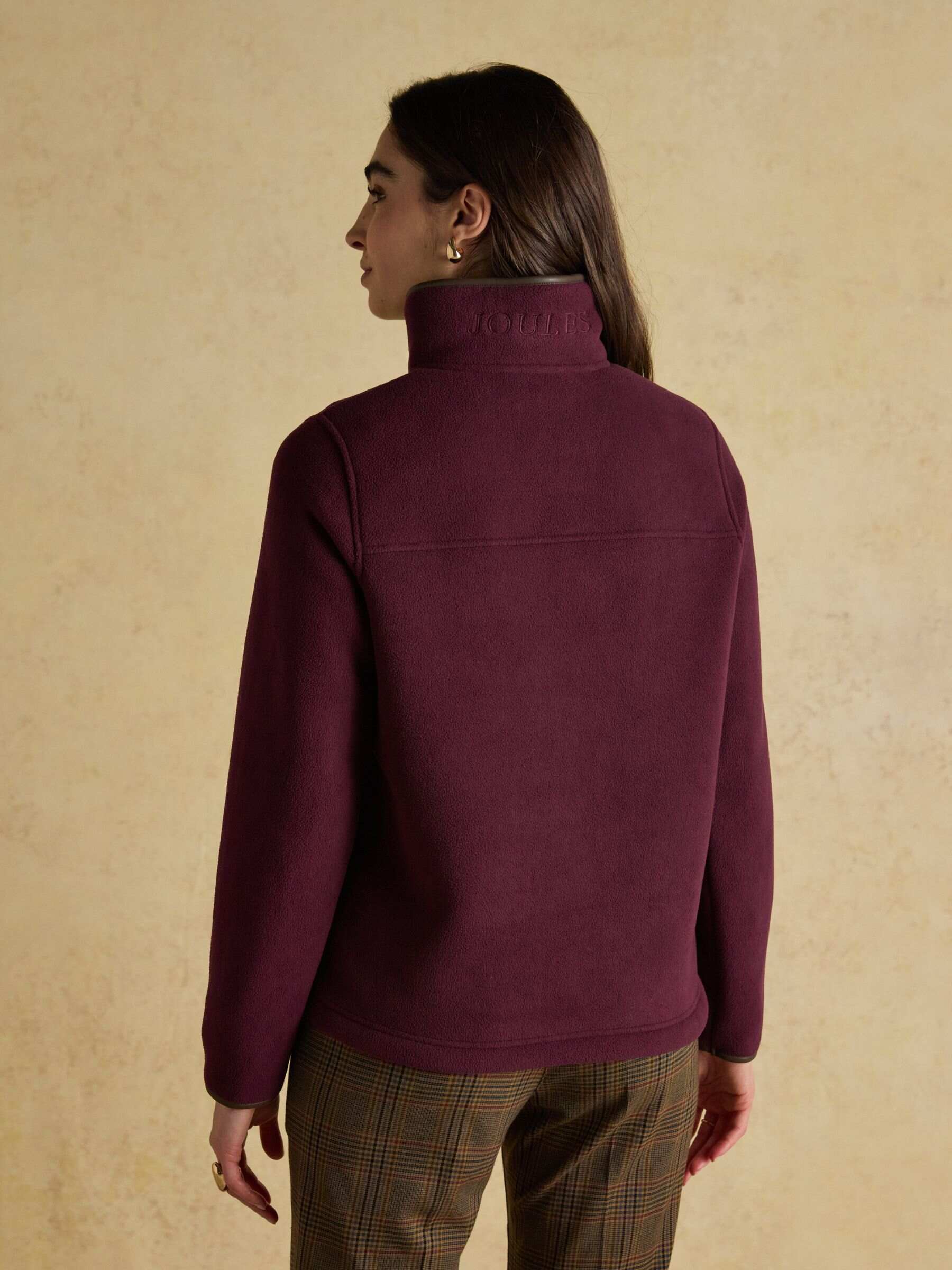 Heritage Wine Red Quarter Zip Fleece