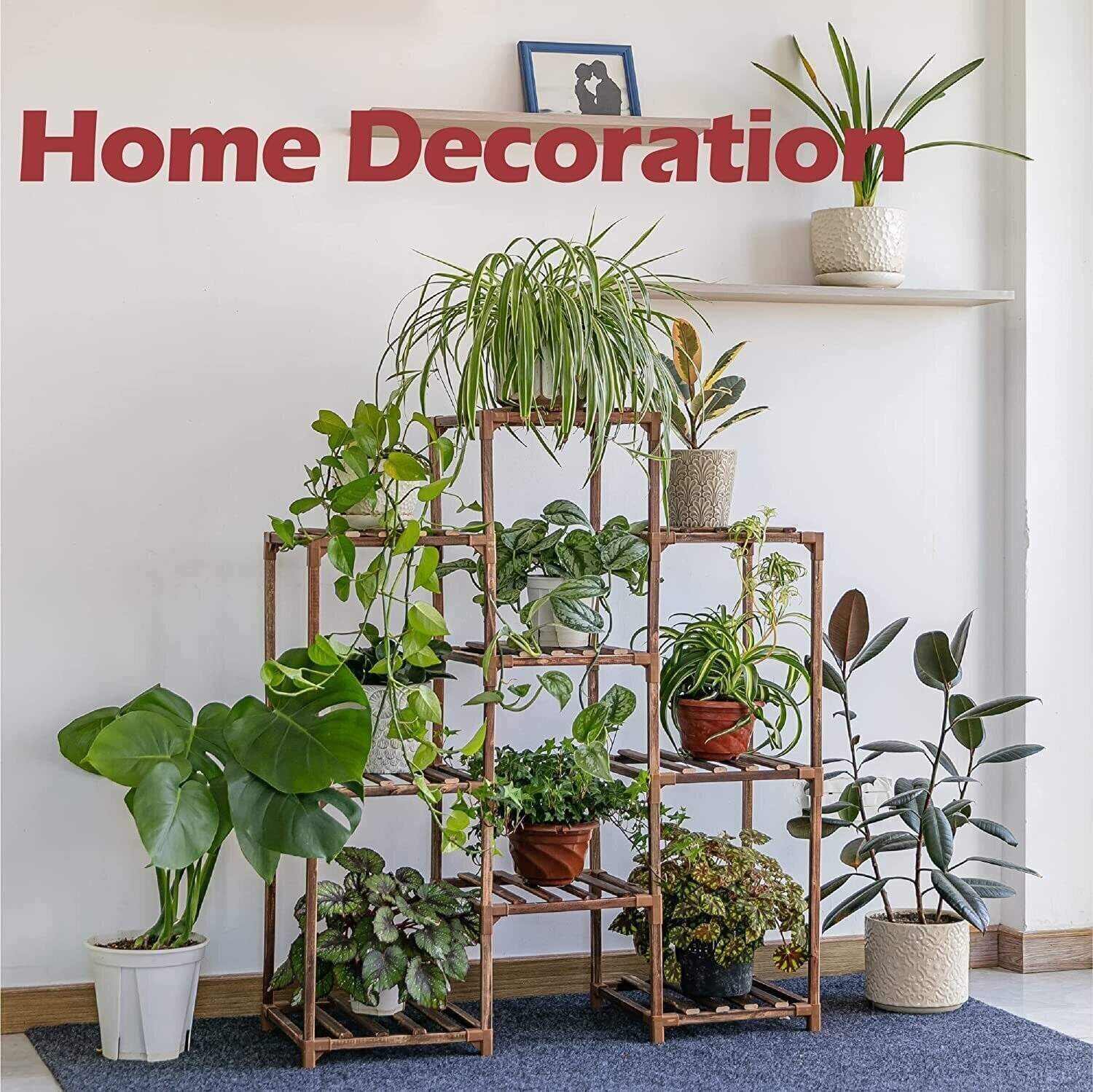 Plant stand indoor plant stand wooden outdoor multi-layer plant stand