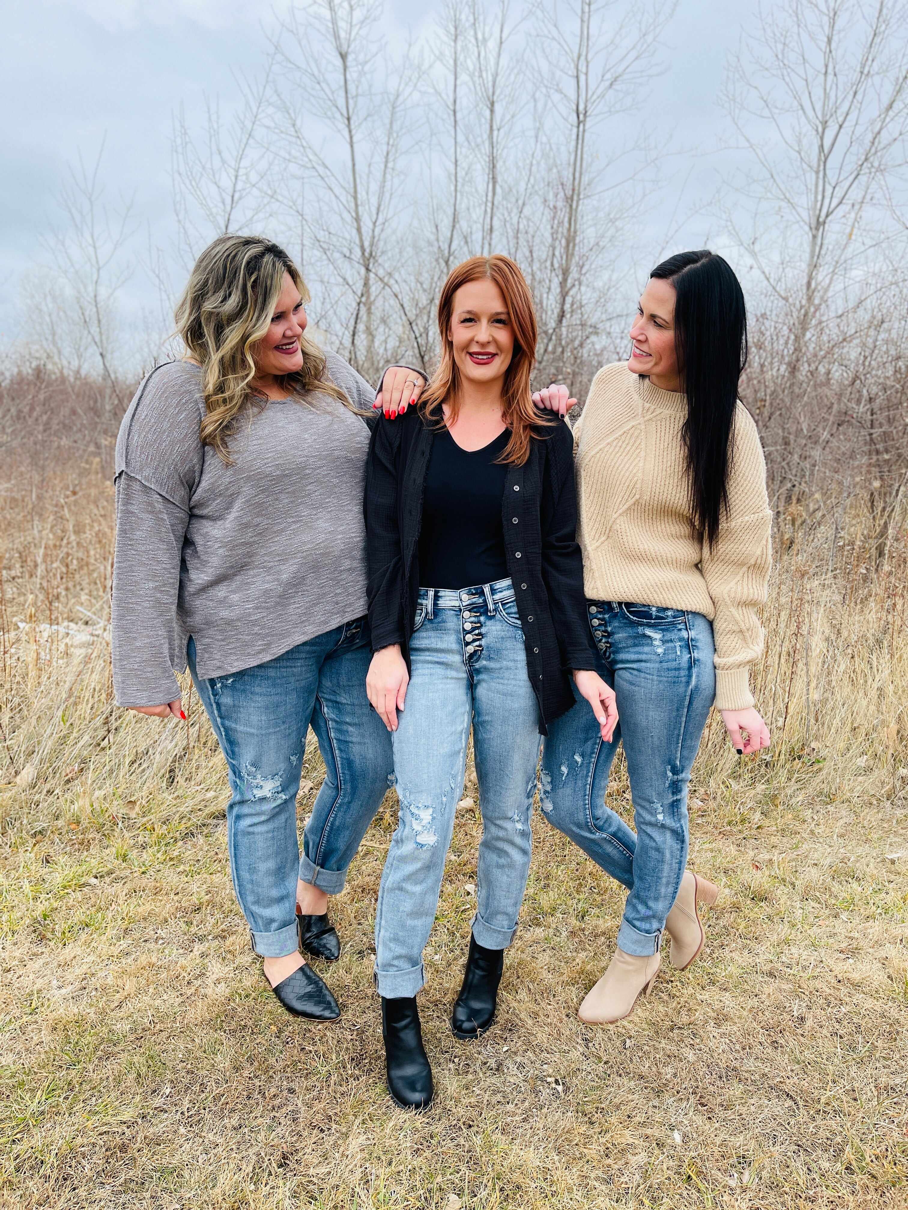 PLUS/REG Long Lost Boyfriend Long Inseam Jeans
