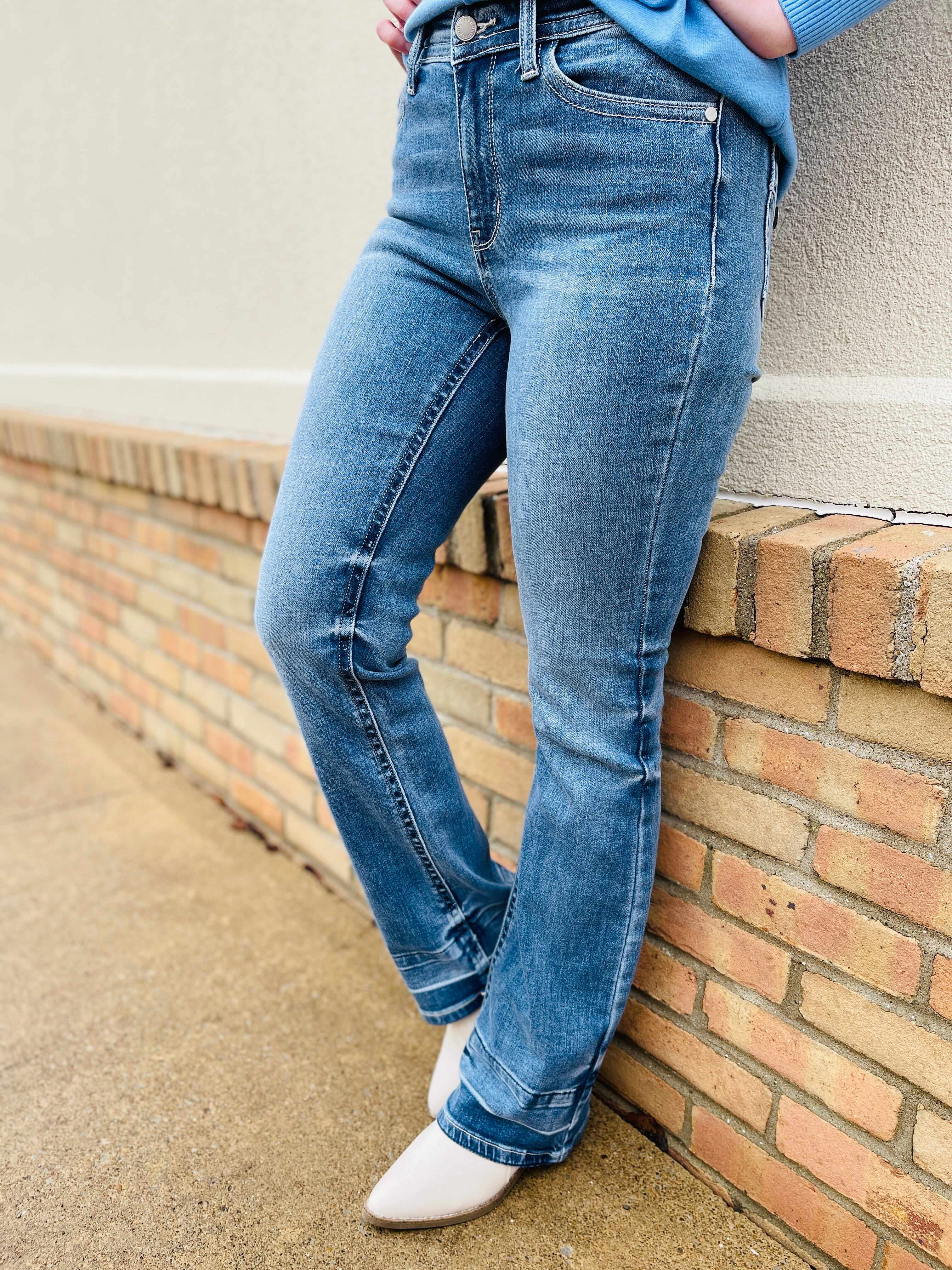 PLUS/REG Bet Your Boots Bootcut Jeans