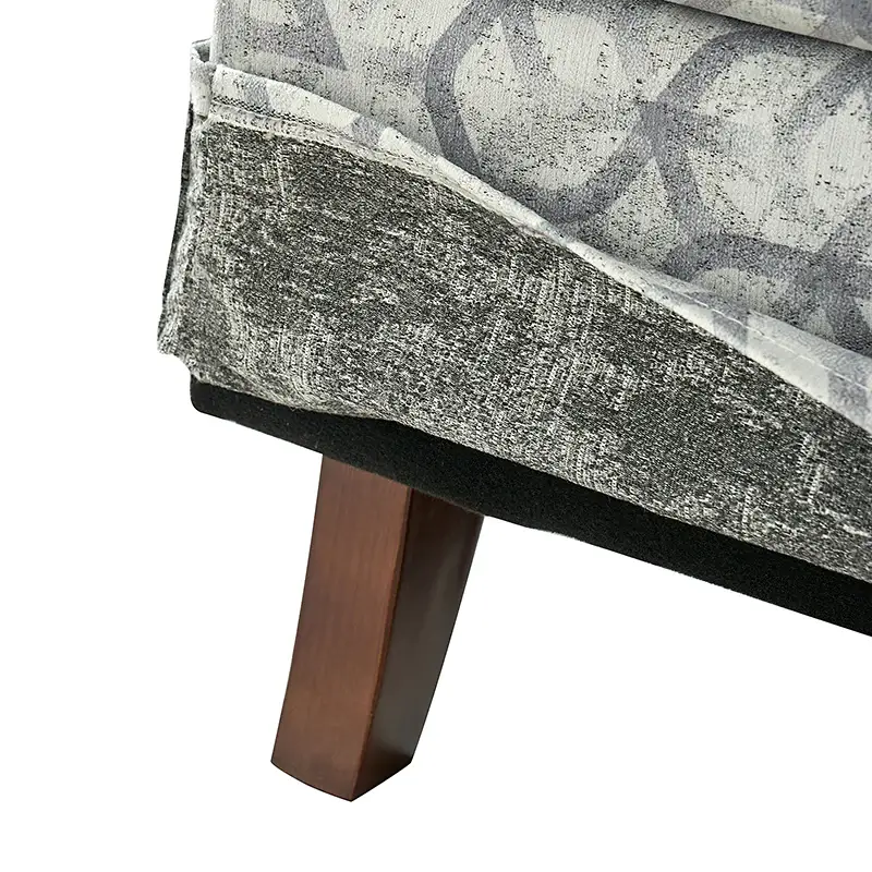 Miles Slipcovered Armchair with Large Ottoman