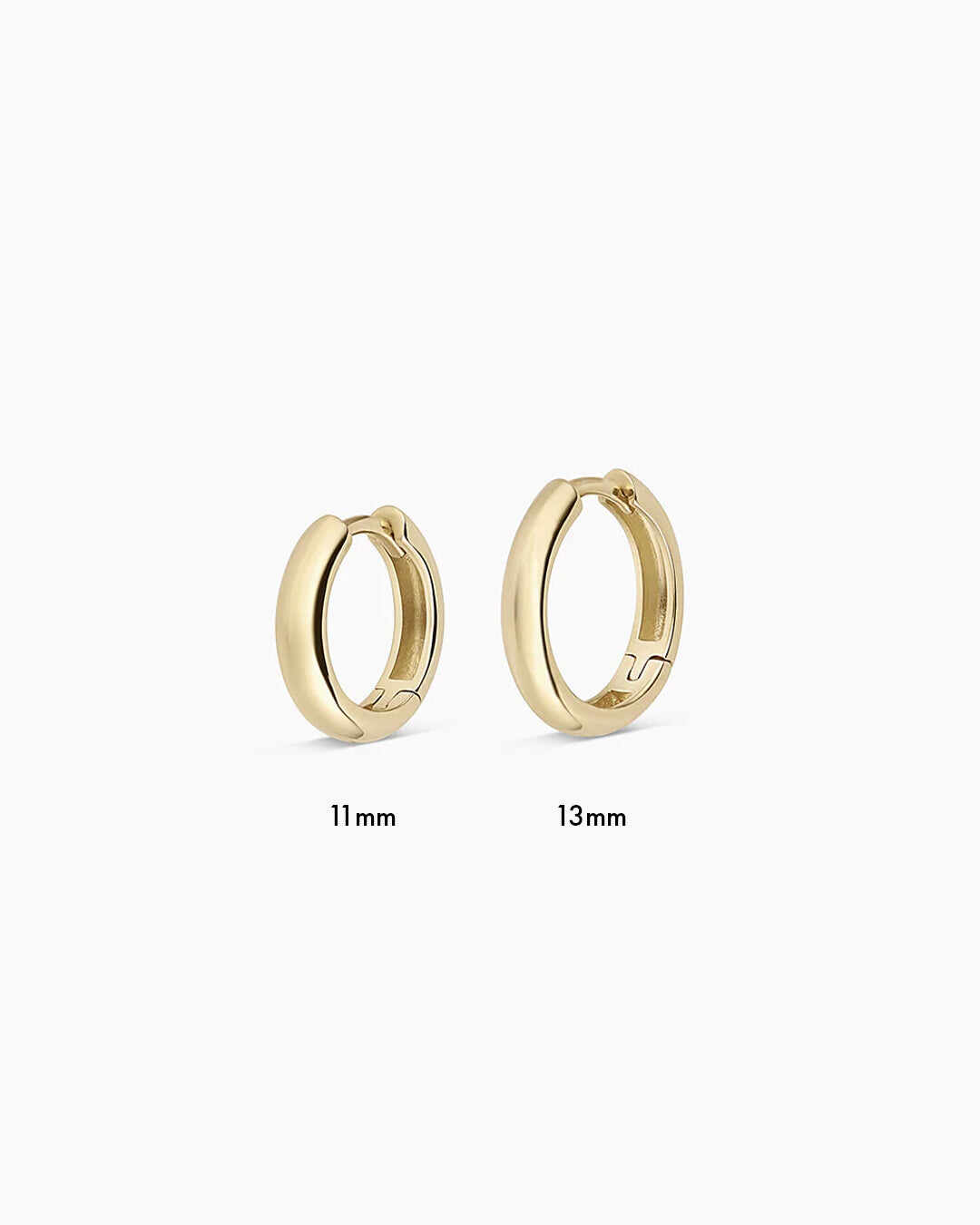 14k Gold Lou Helium Huggies