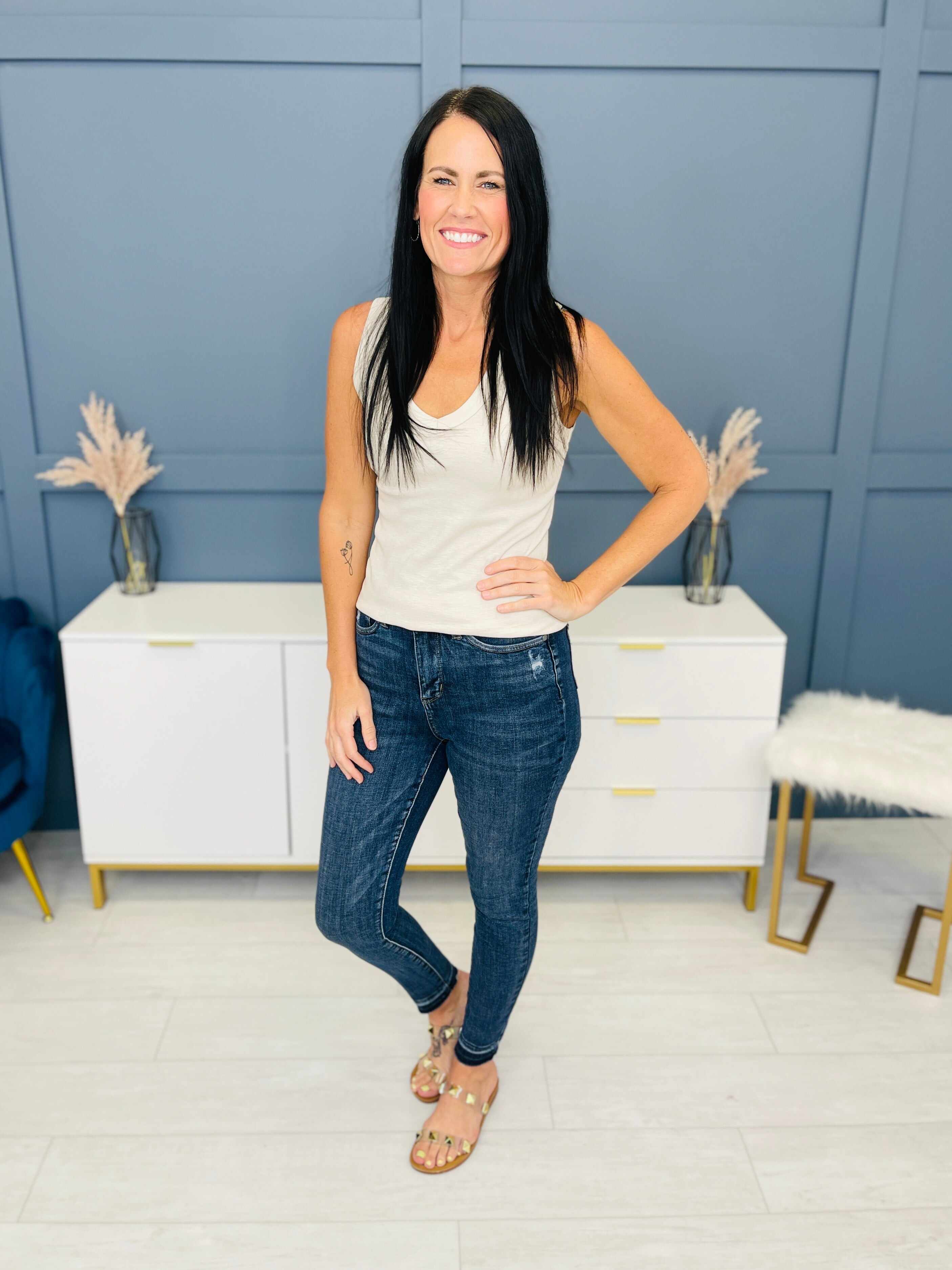 MARKDOWNS! PLUS/REG Who's In Control Tummy Control Skinny Jeans Restock!