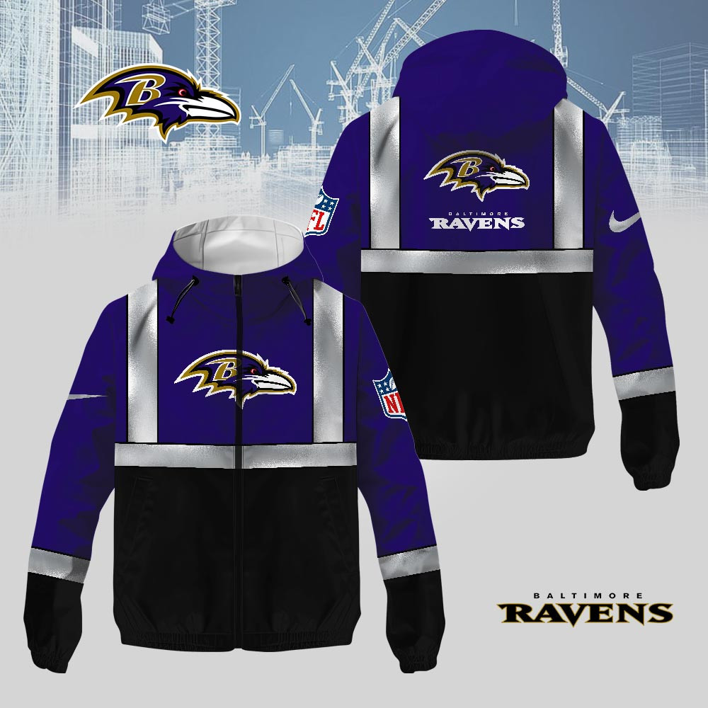 Baltimore Ravens | Premium NFL Safety Windbreaker Jacket MM
