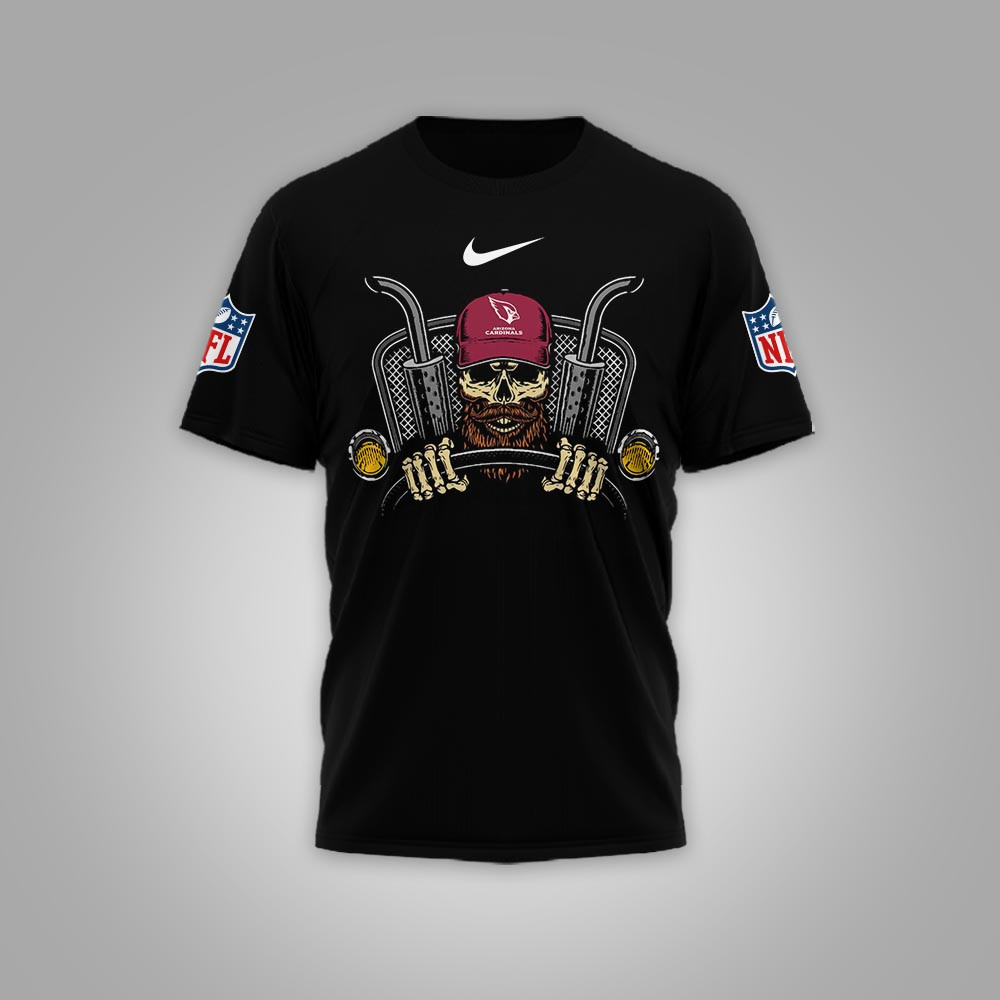 Arizona Cardinals | Premium NFL Truck Driver Burn The Midnight Oil 3D Shirt NP