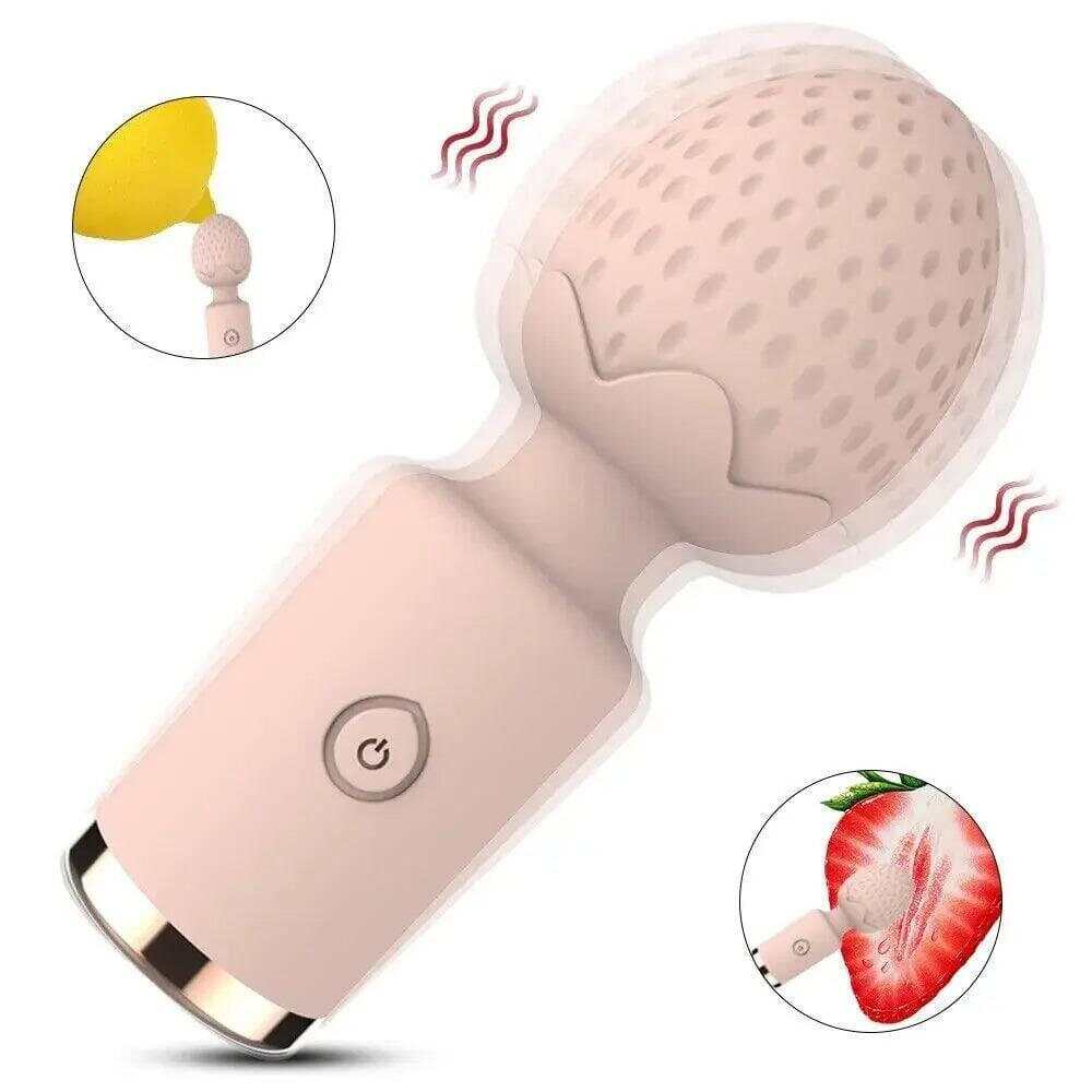 Strawberry Vibrator Dildo – Female Masturbation & Anal Sex Toy