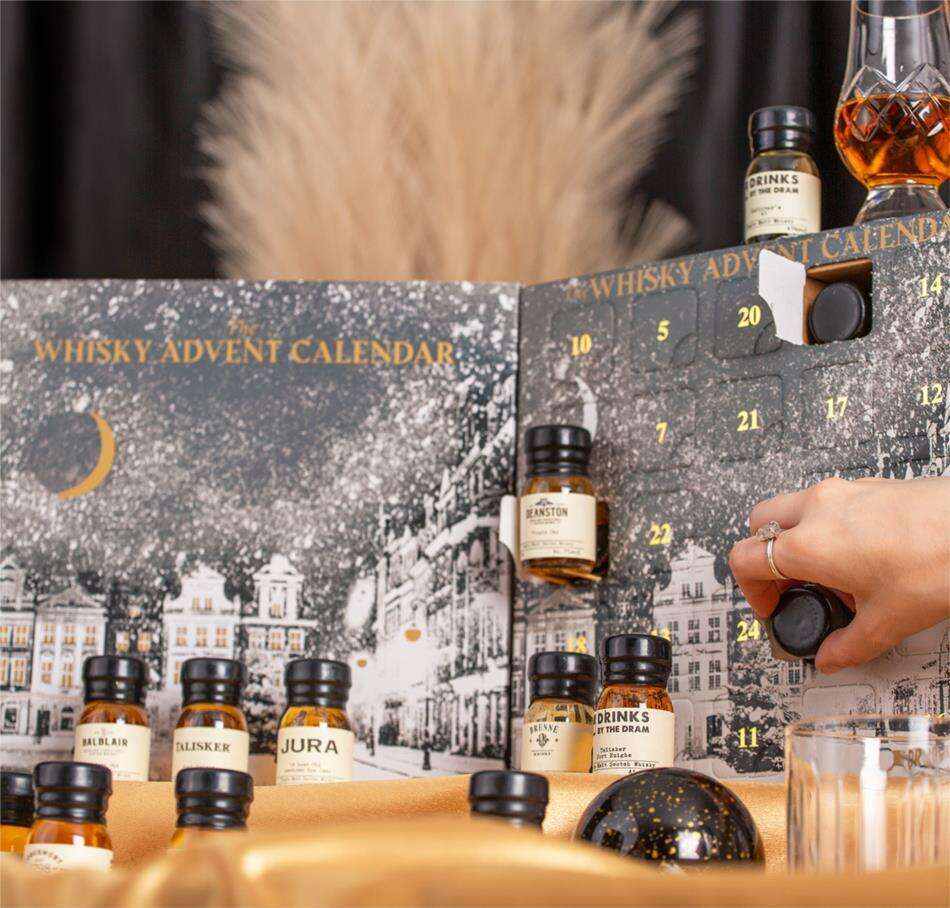 [Buy 2 Free Shipping]Master of Malt White Christmas Whisky Advent Calendar (2023 Edition) - Aanythingby Clearance