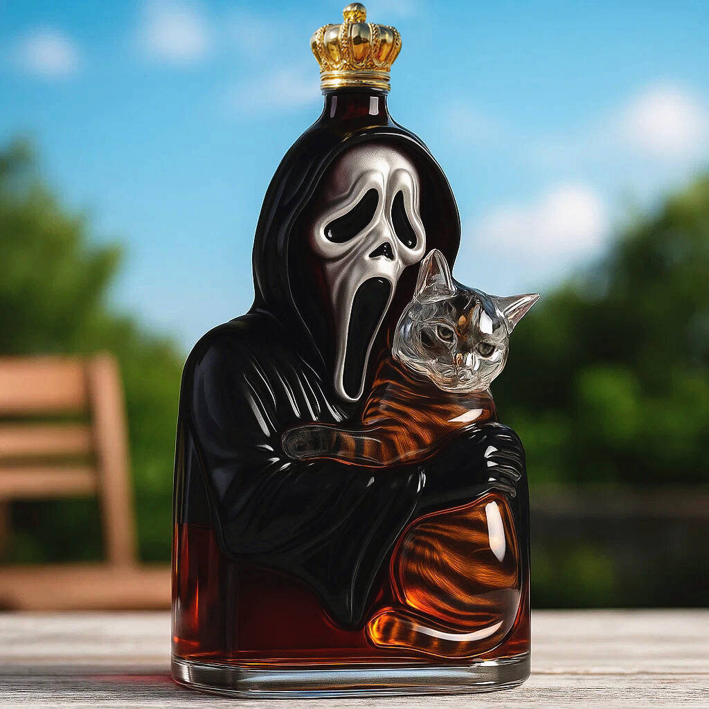 Ghostface＆Cat Whiskey bottle