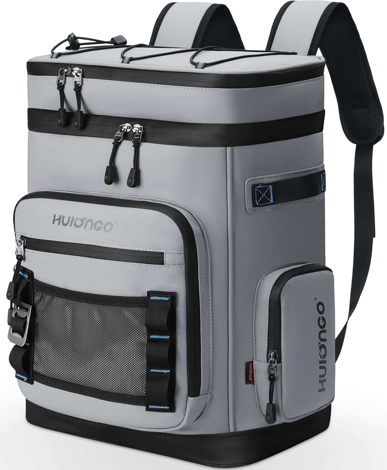 Hulongo Large Waterproof Insulated Cooler Backpack for Men & Women, Leak Proof Cooler Backpack for Camping, Beach, Fishing, Picnic, Travel, Outdoor, 30L, 48Cans
