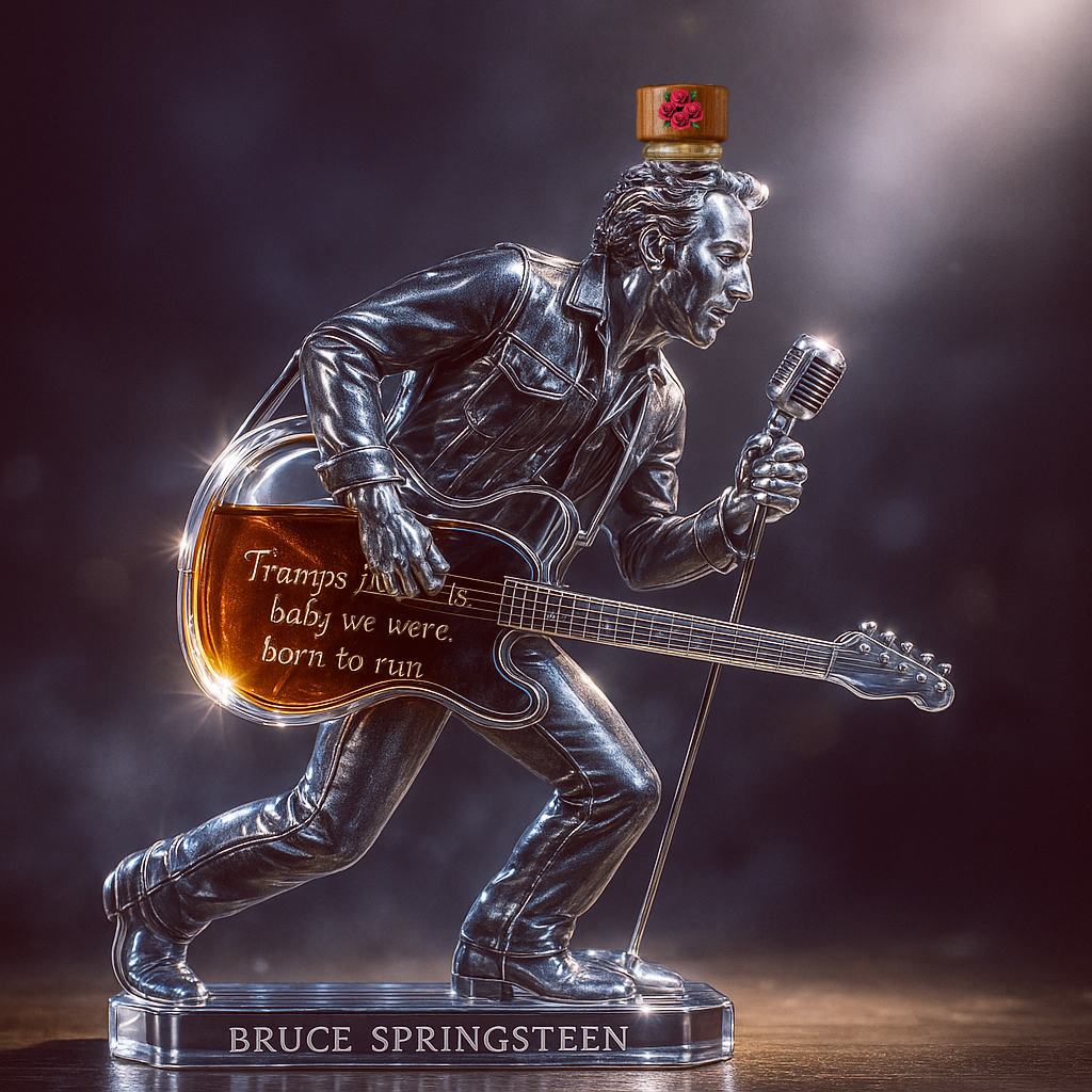 BRUCE SPRINGSTEEN Whiskey Bottle