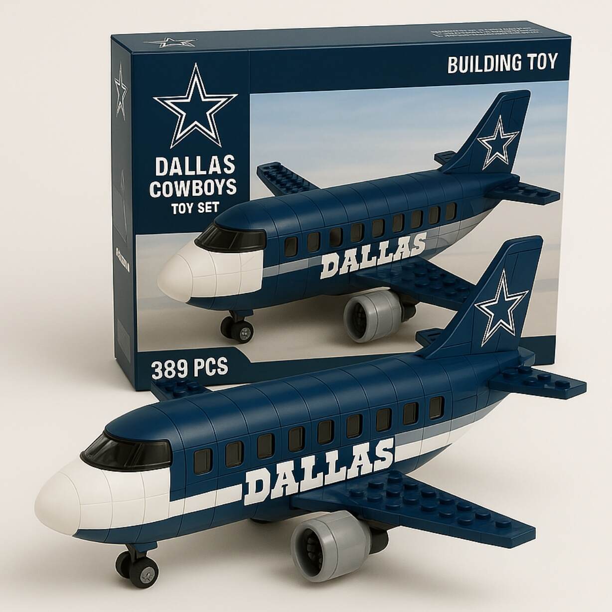 Football Team Airplanes Building Blocks