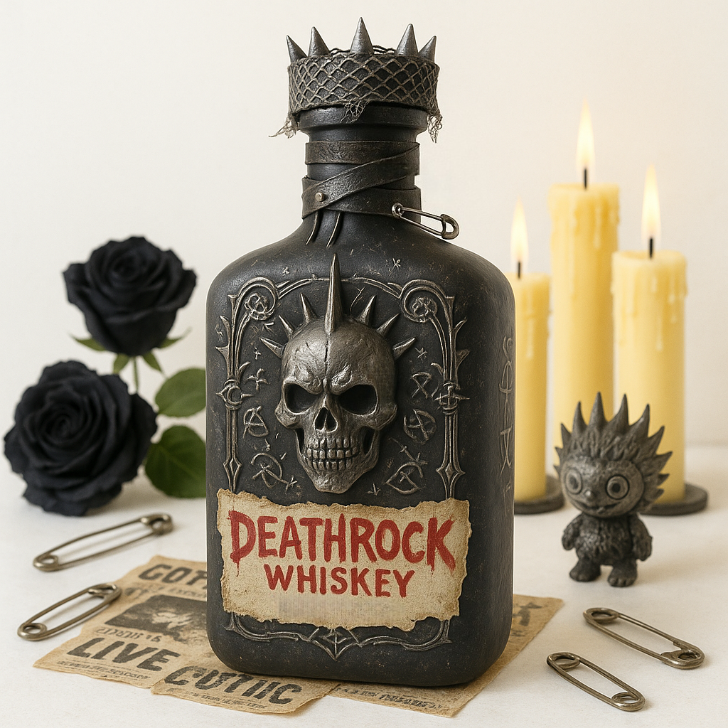Deathrock Whiskey Bottle