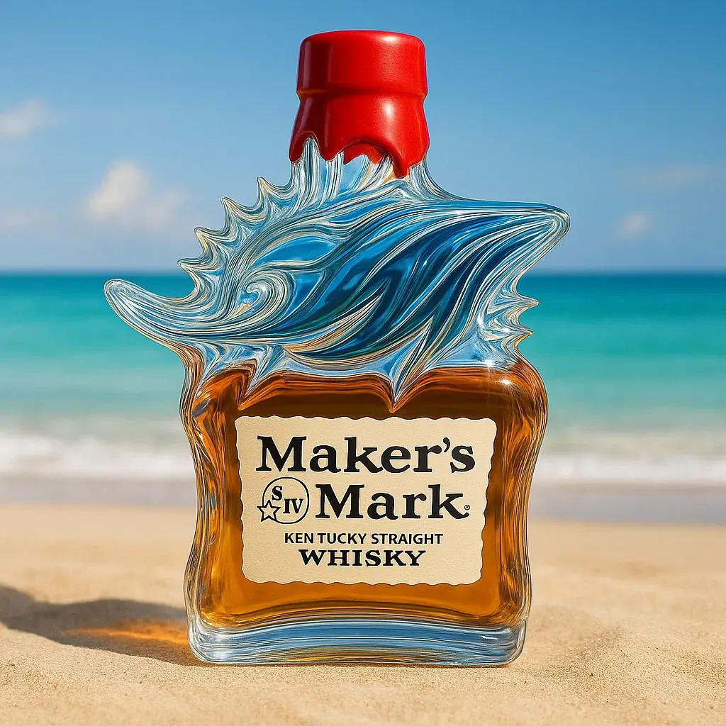 Miami Dolphins Whisky Bottle
