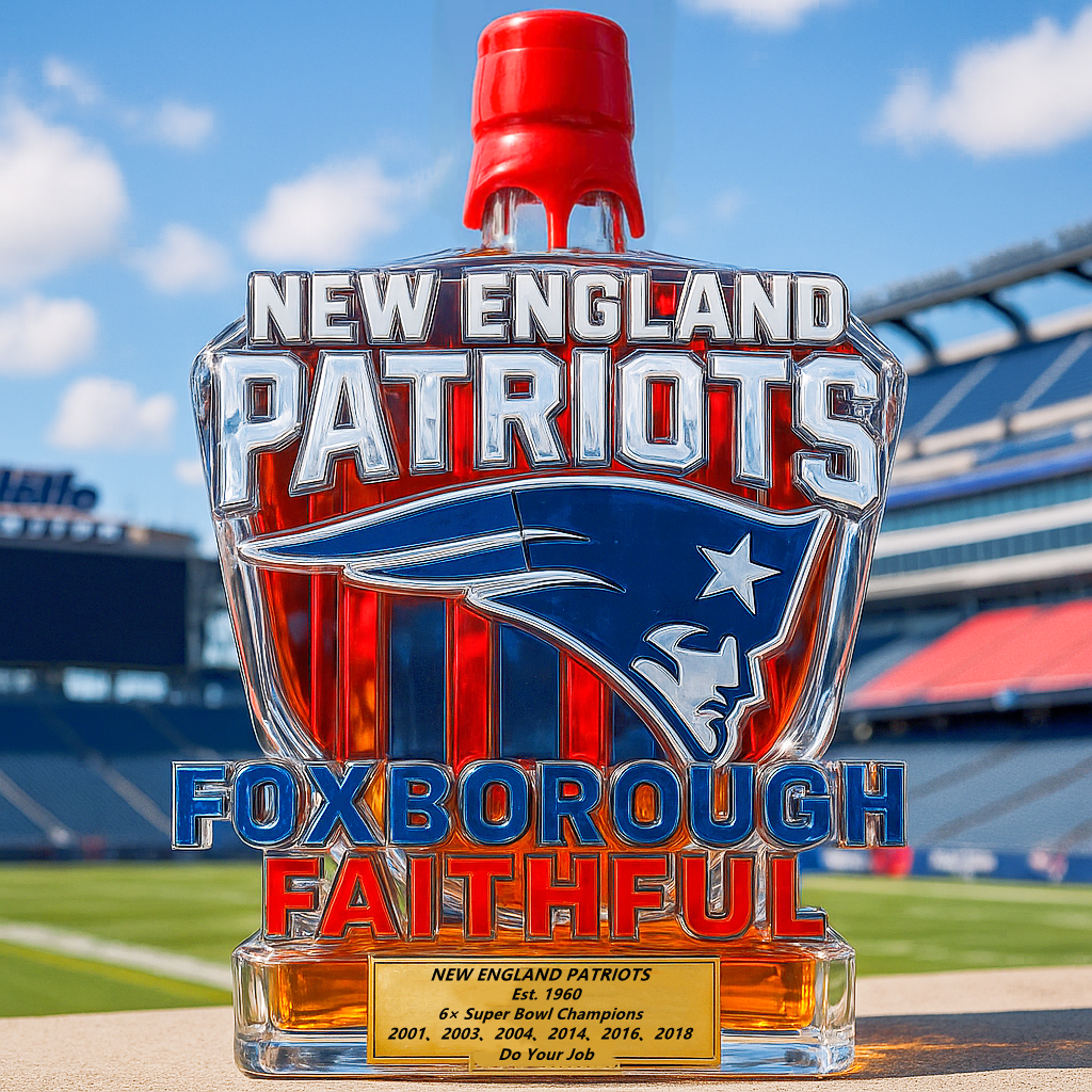 New England Patriots - Foxborough Faithful Whiskey Bottle