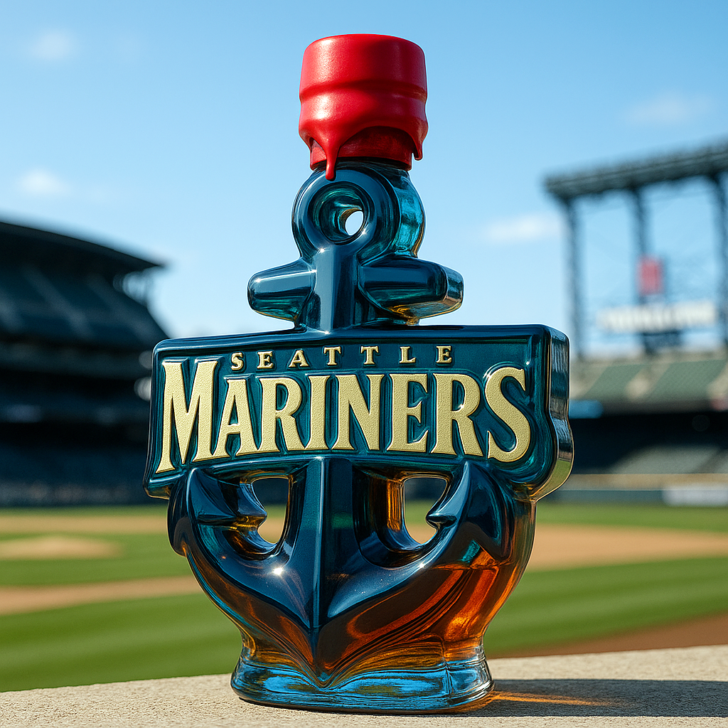 Seattle Mariners Limited Edition Whiskey Bottle