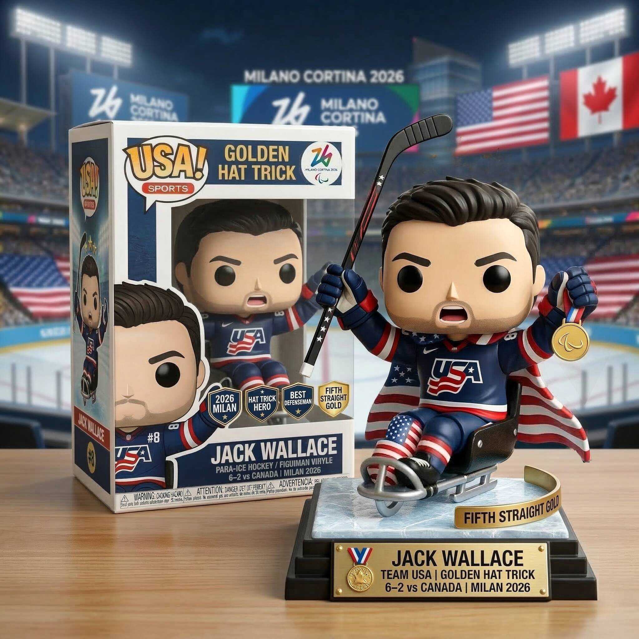 2026 Team USA Para Ice Hockey Champion Series Pop! Figure