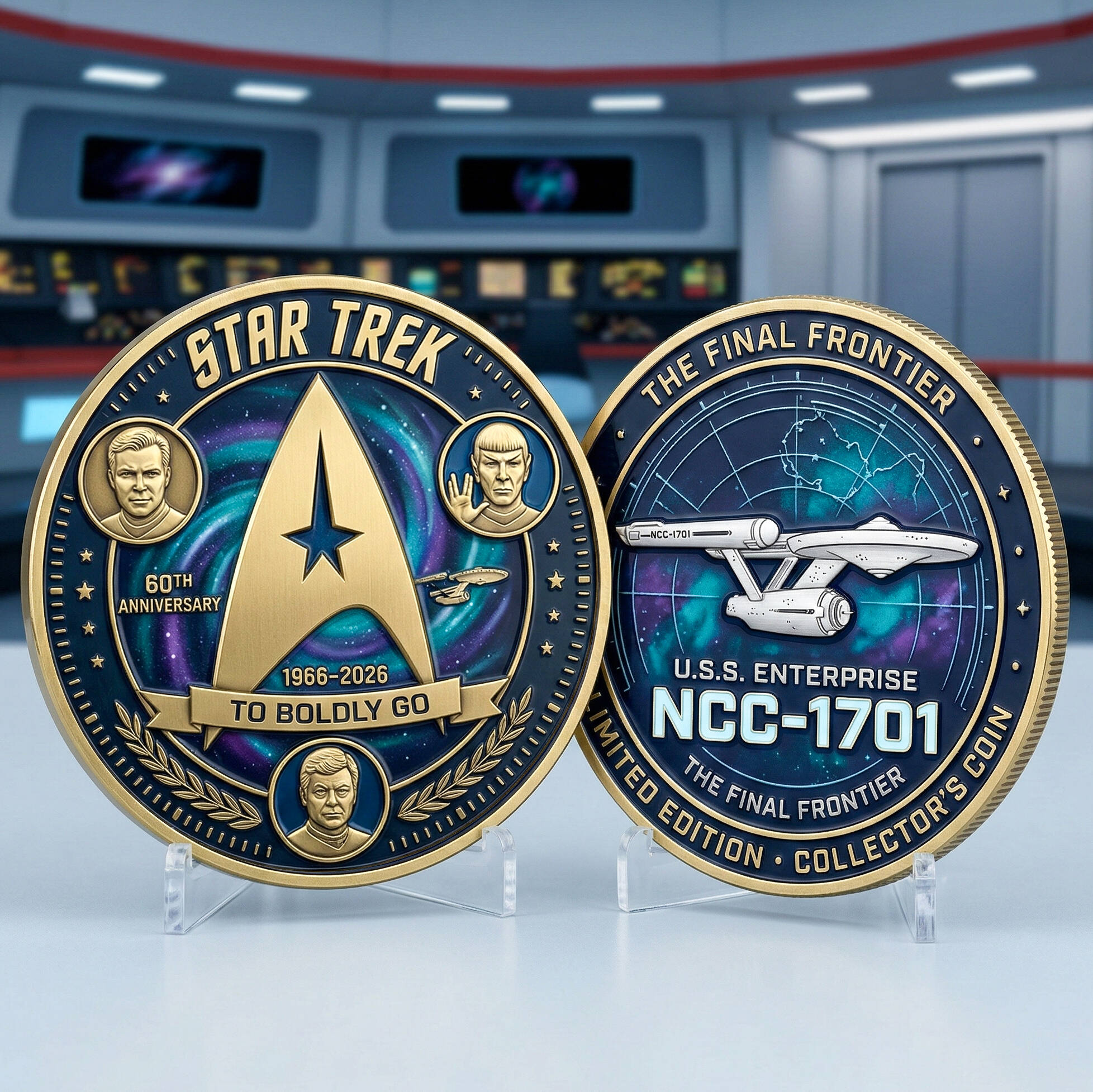 STAR TREK – 60th Anniversary (1966–2026) Commemorative Coin