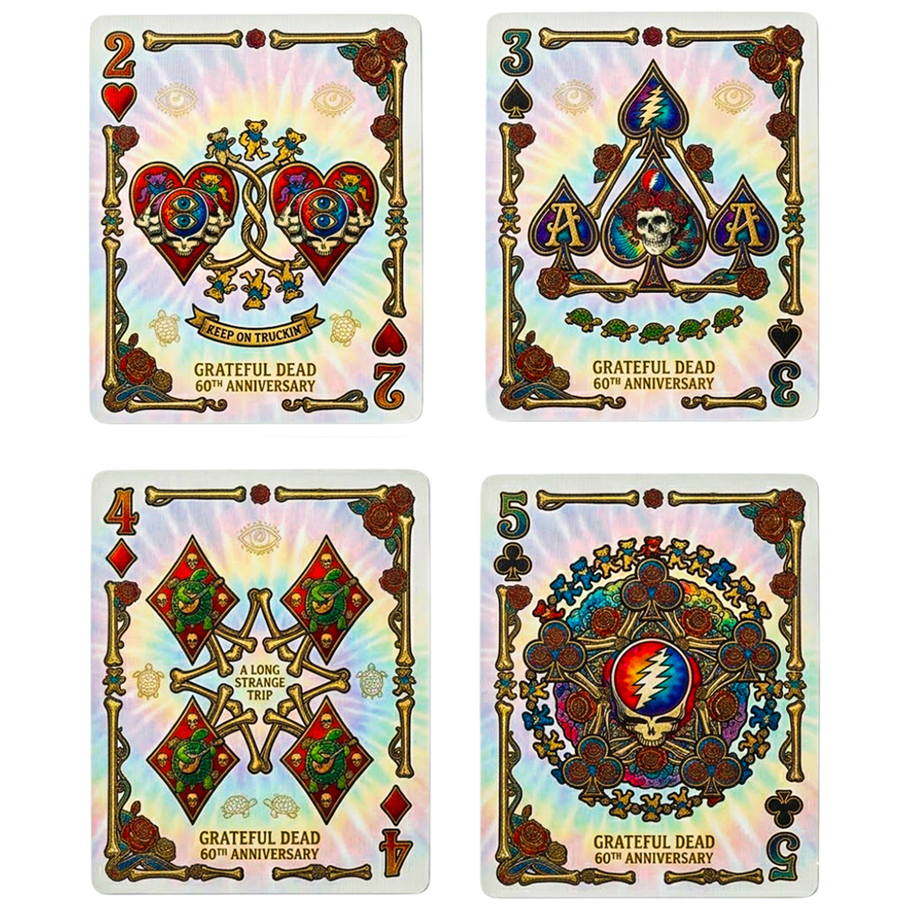 Grateful Dead 60th Playing Cards