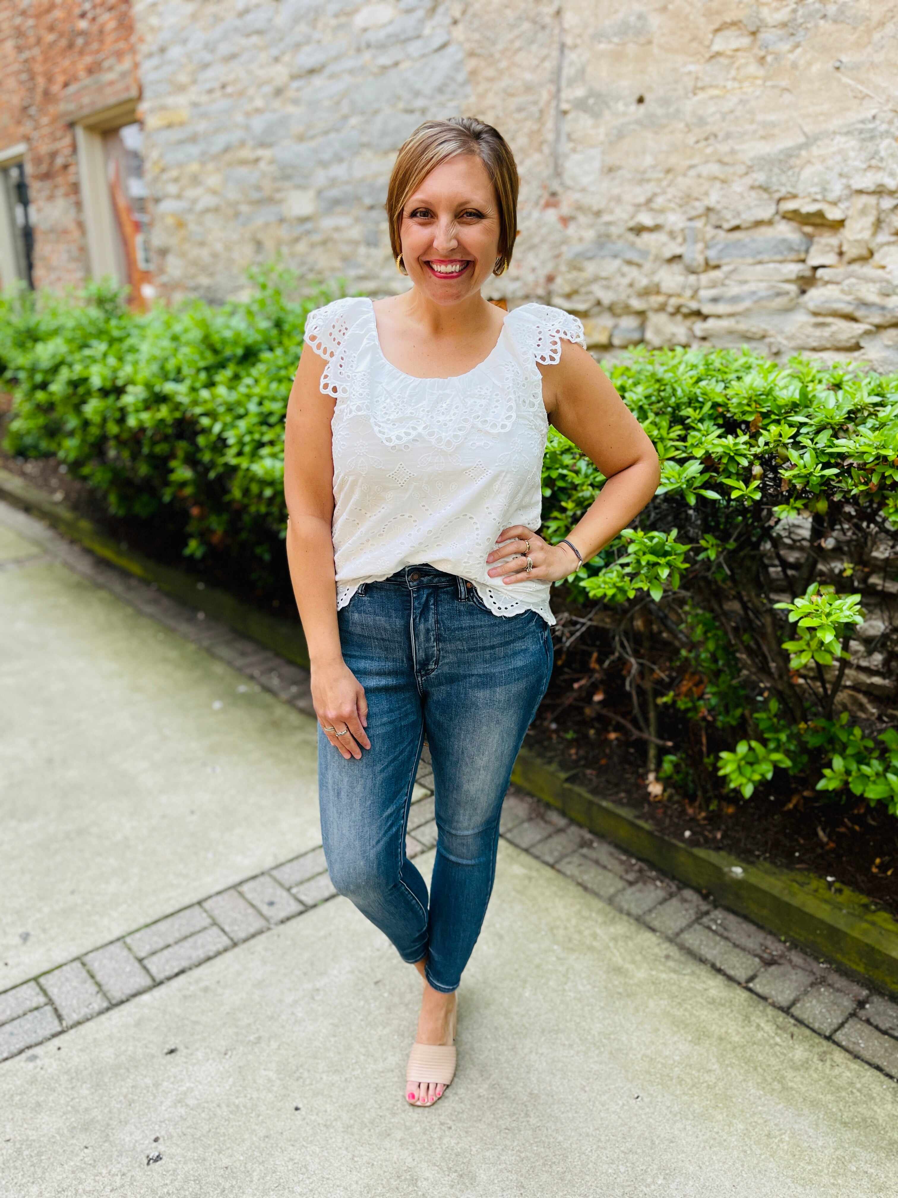 Tummy Control Skinny Jeans in Reg/Curvy Total Infatuation Restock