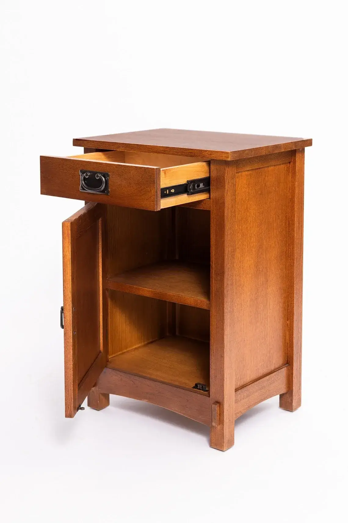 Mission Quarter Sawn Oak 1 DOOR, 1 DRAWER NIGHTSTAND