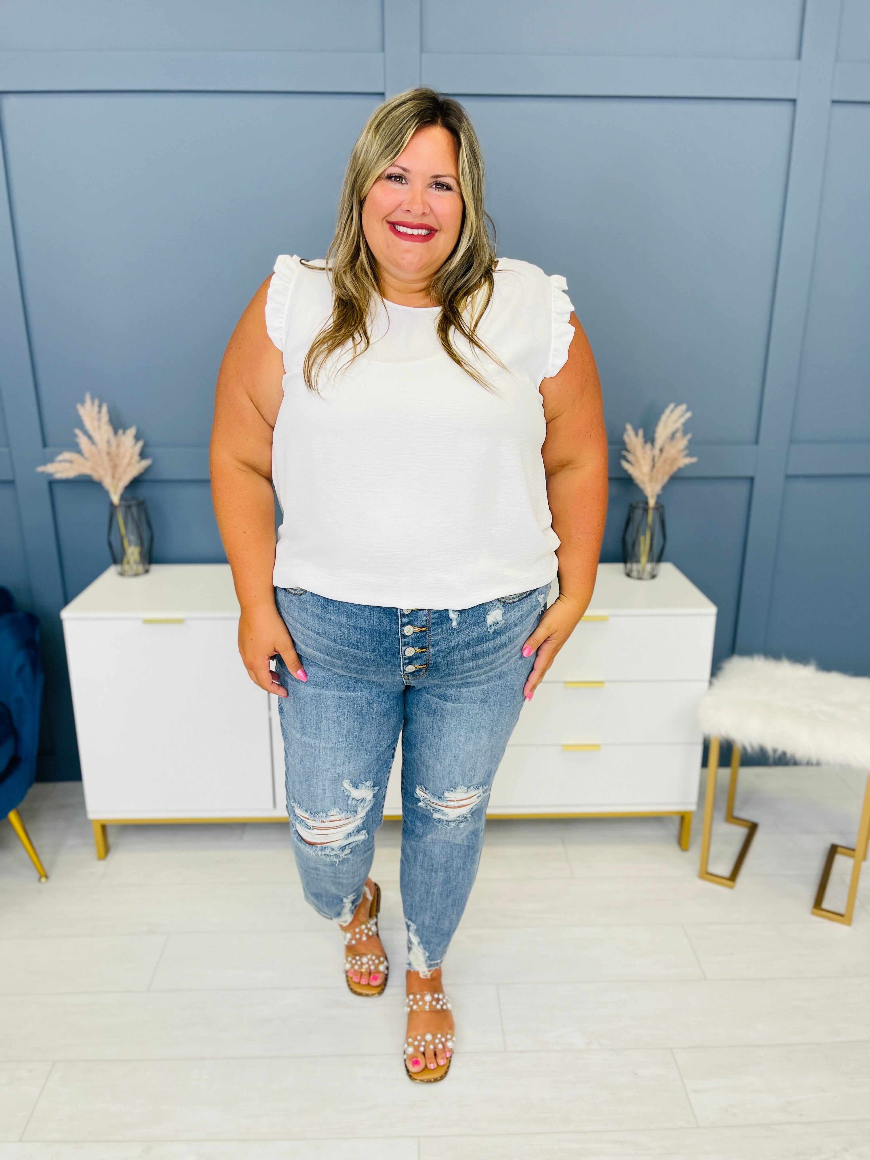 REG/CURVY Love Story Boyfriend Jeans
