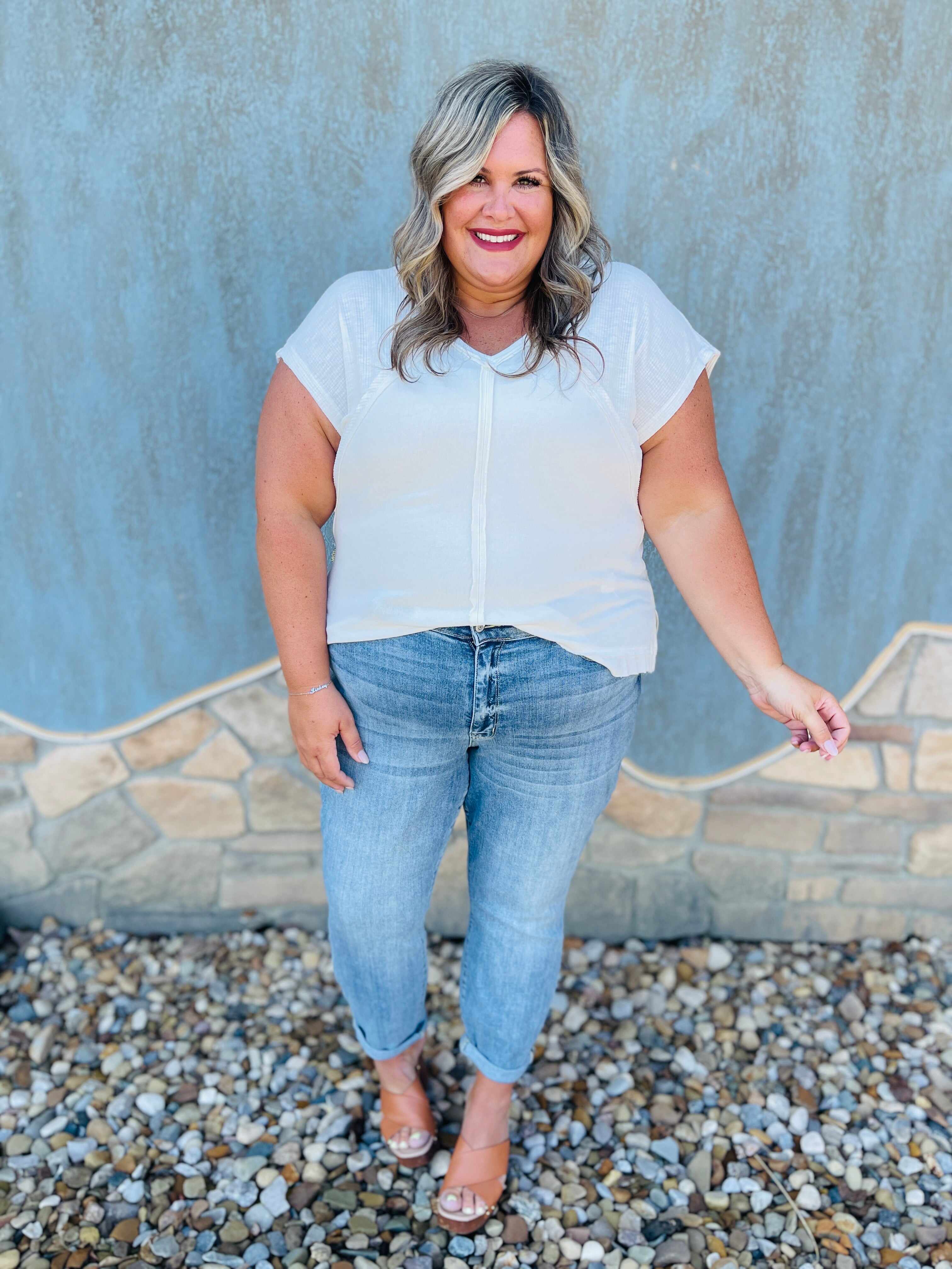 RESTOCK!  Reg/Curvy The Bleach Boys Nondistressed Boyfriend Jeans--Multiple Washes!