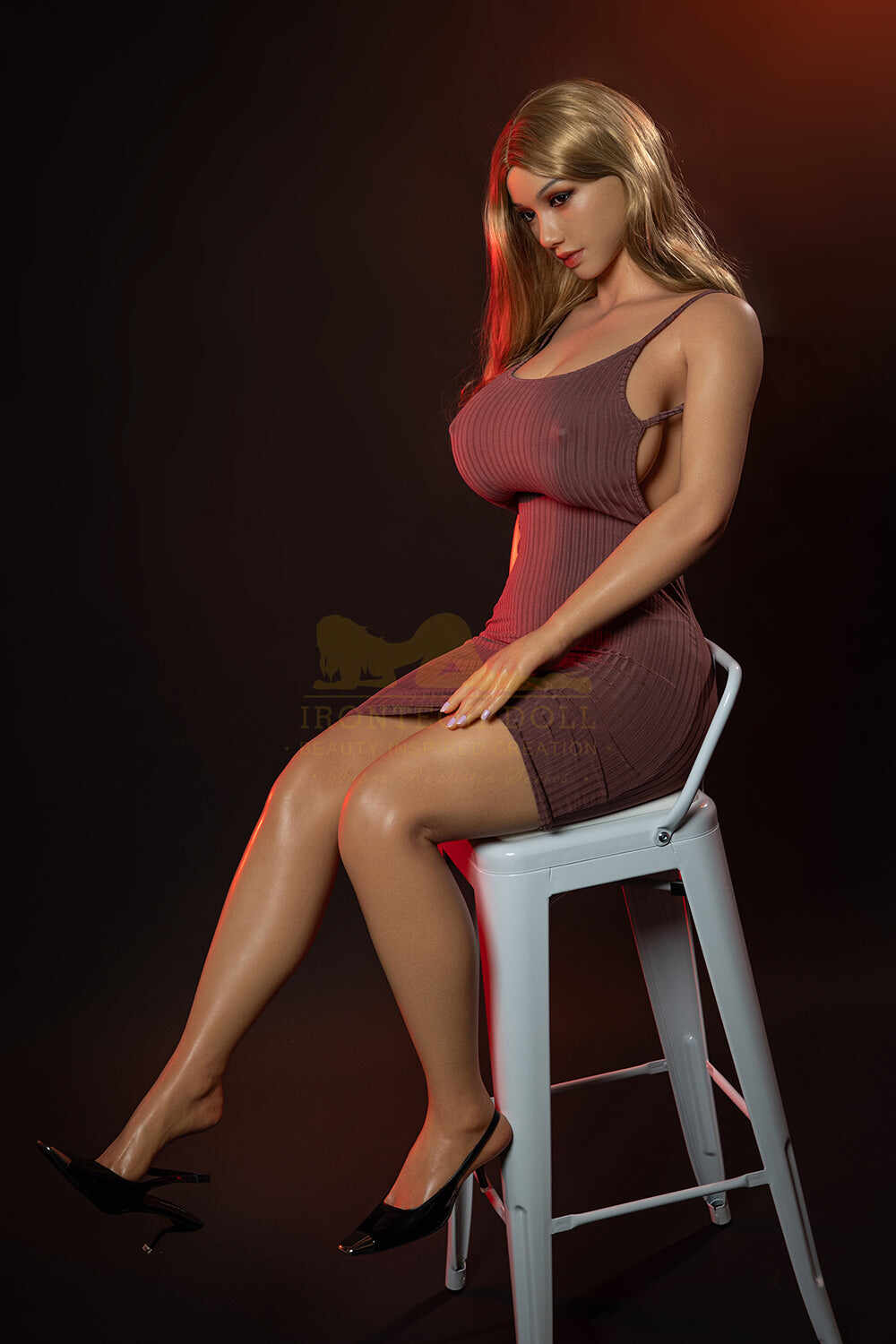 Irontechdoll Rita 5ft25 / 160cm S44 Head Full Silicone Tanned BBW Real-life Sex Doll