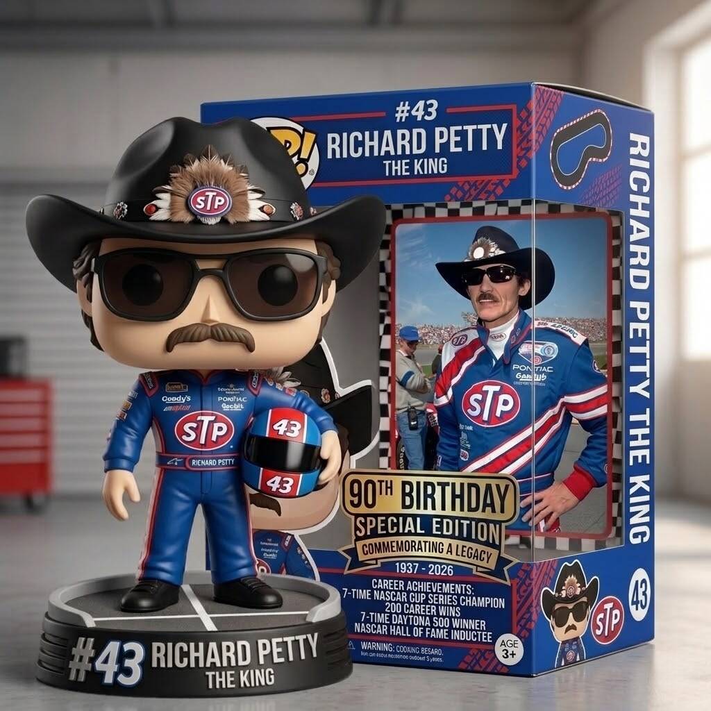 NASCAR Legend STP Richard Petty 90th Birthday Special Edition POP!